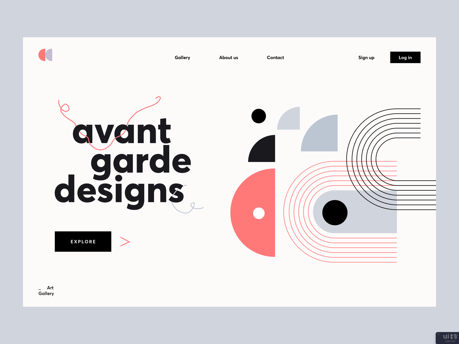 Avant主页设计(Avant home page design)插图