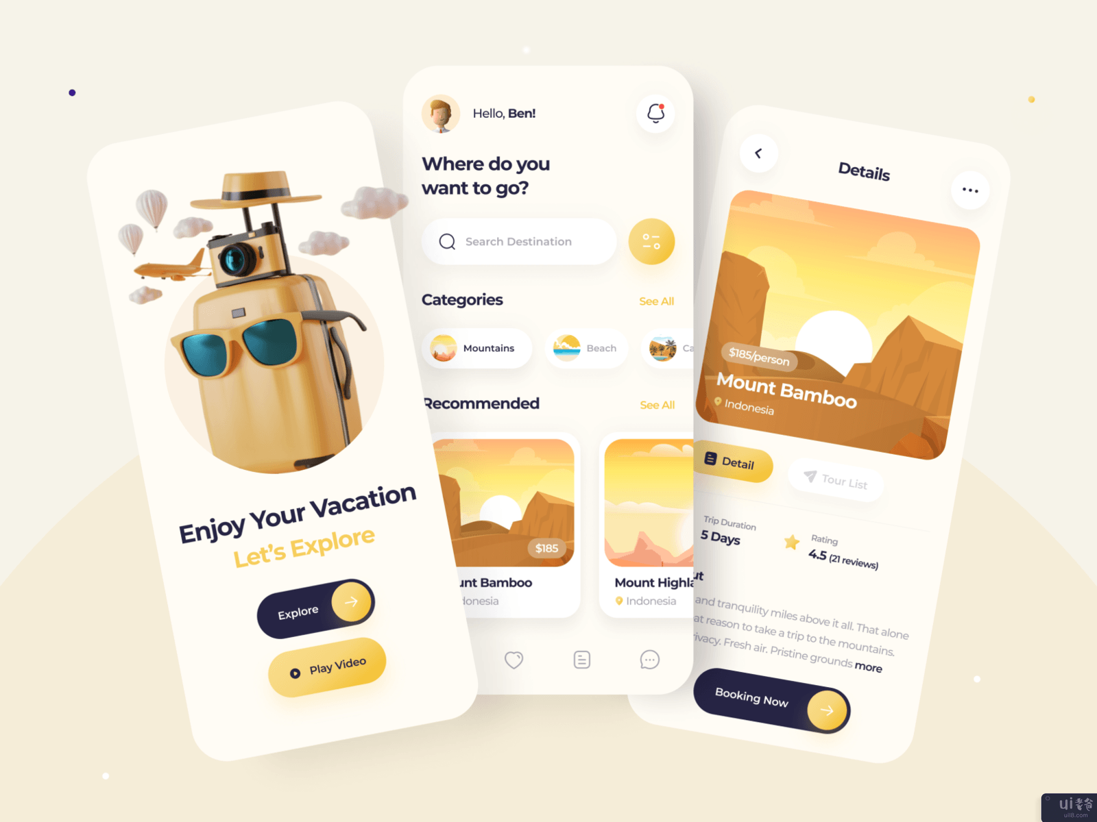 旅游移动应用(Travel Mobile App)插图1