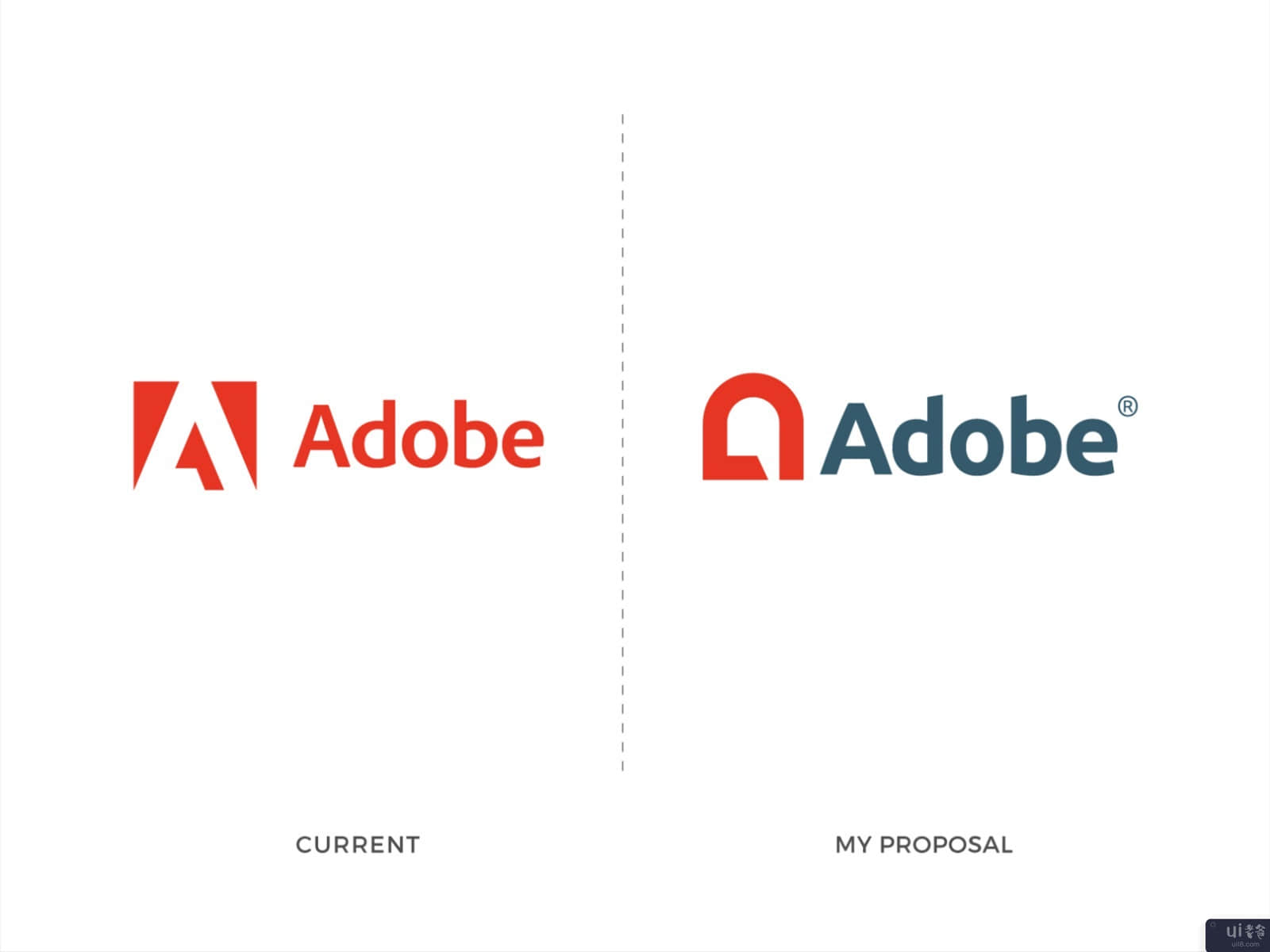 Adobe - 徽标重新设计概念。(Adobe - Logo Redesign Concept.)插图
