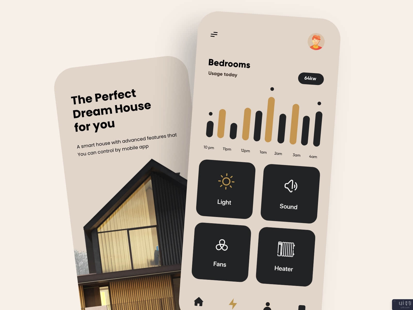 智能家居移动应用设计(Smart Home Mobile App Design)插图