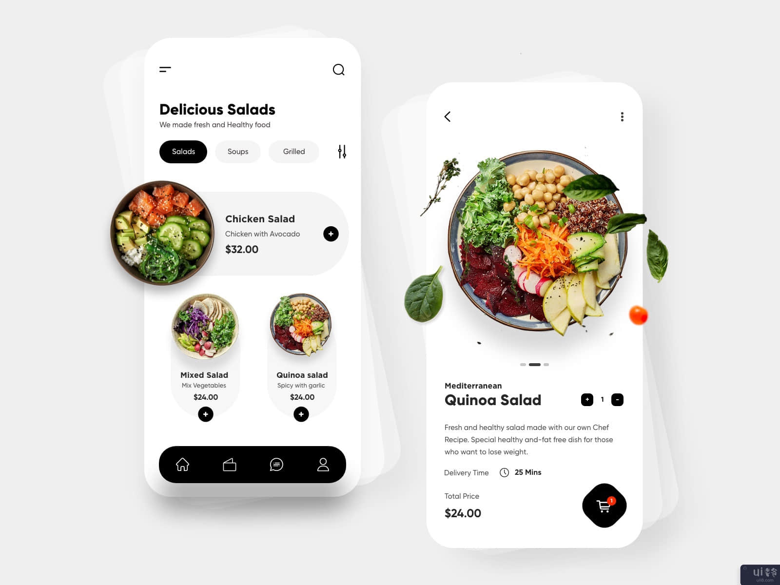 食品移动应用程序设计(Food Mobile App Design)插图