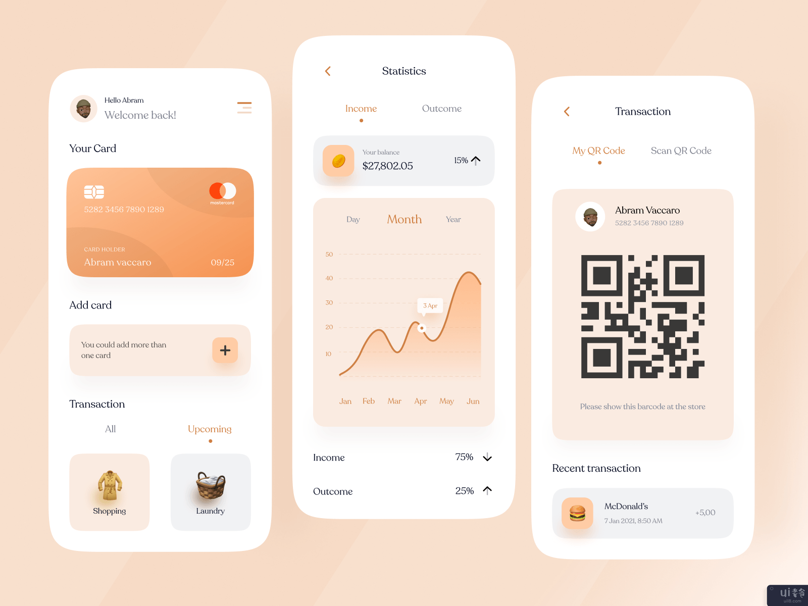 金融移动应用程序(Finance Mobile App)插图