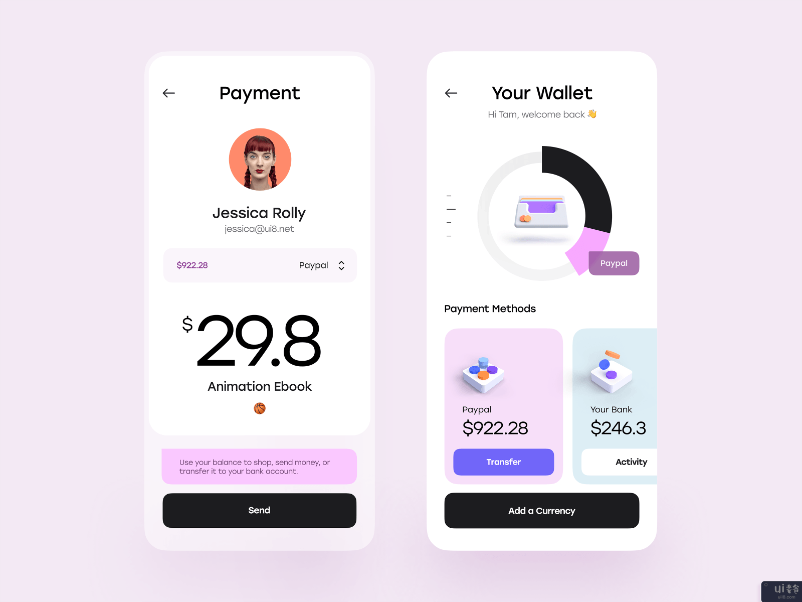 iPay - 移动应用程序概念(iPay - Mobile App Concept)插图1