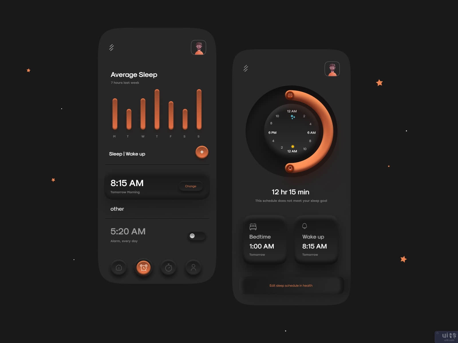 报警器移动应用程序设计(Alarm Mobile App Design)插图