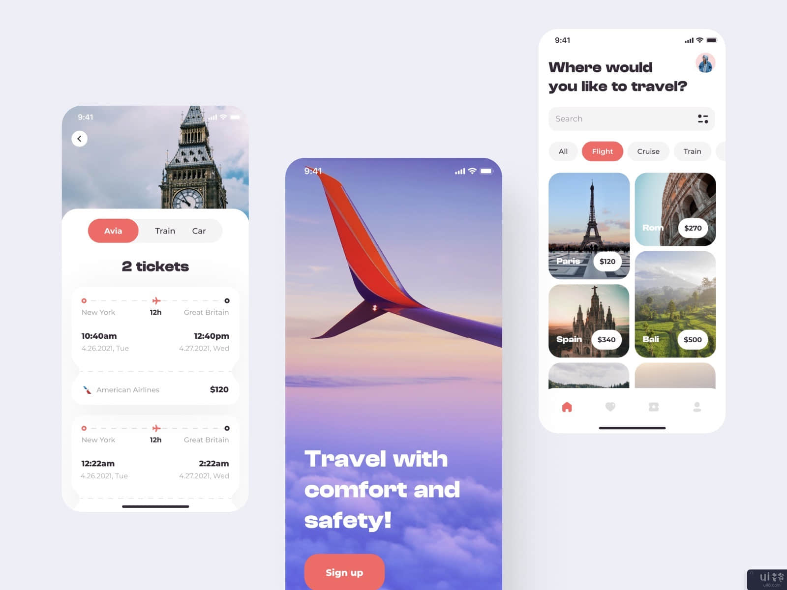 Skyfly移动应用程序设计(Skyfly mobile app design)插图