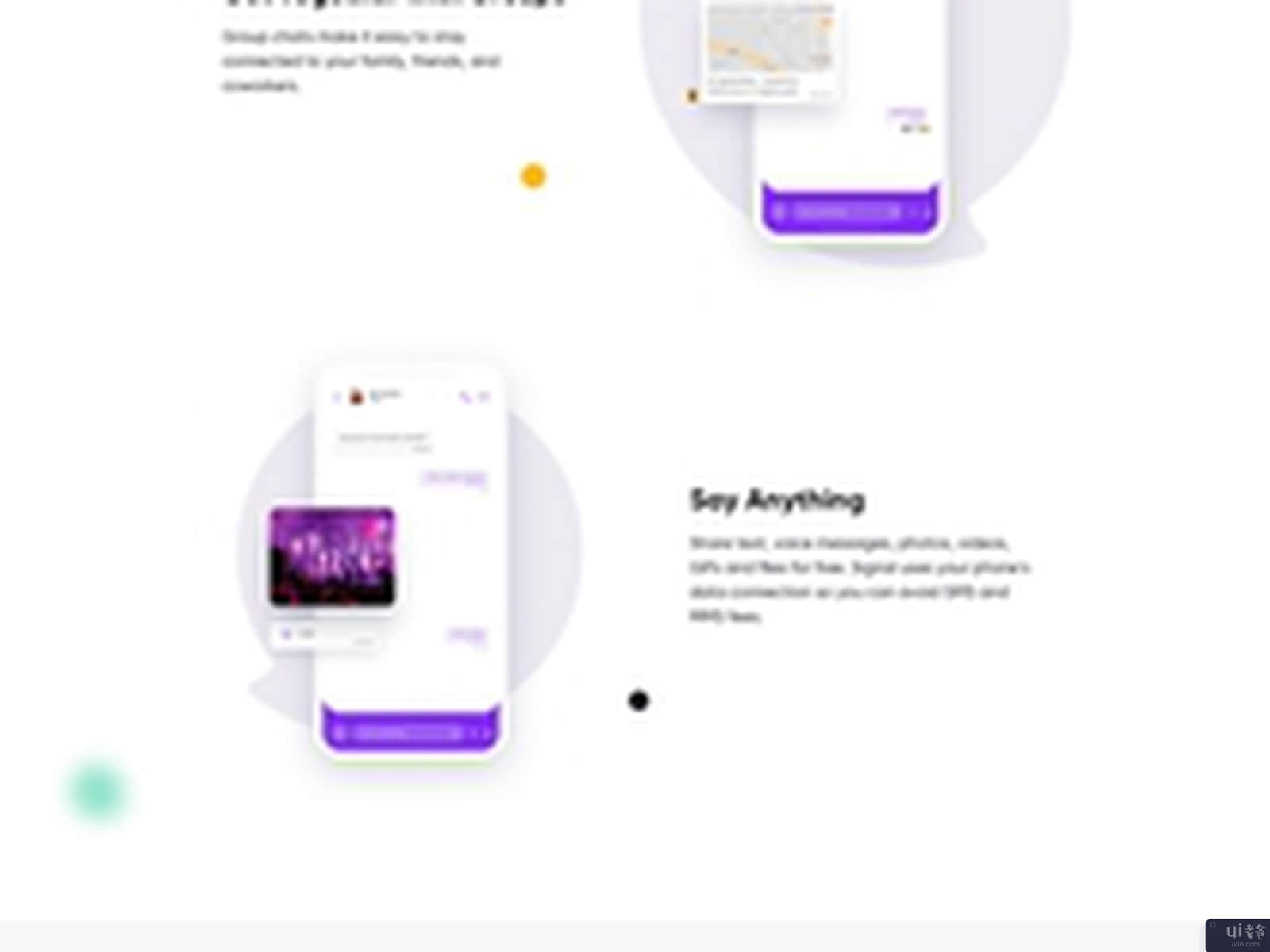 Callify - 功能登陆页(Callify - Features landing page)插图1