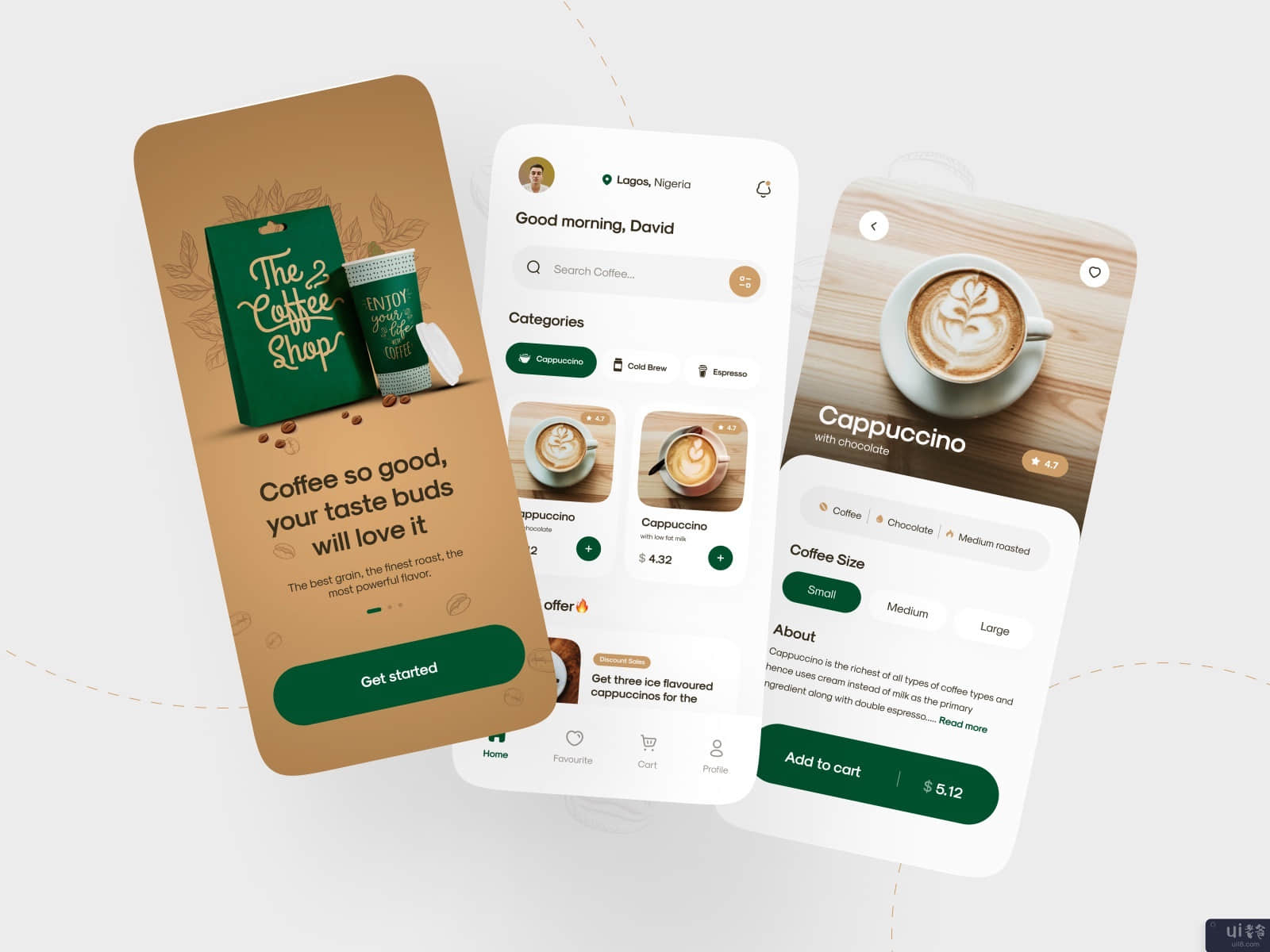 咖啡店移动应用程序 ☕(Coffee Shop Mobile App ☕)插图