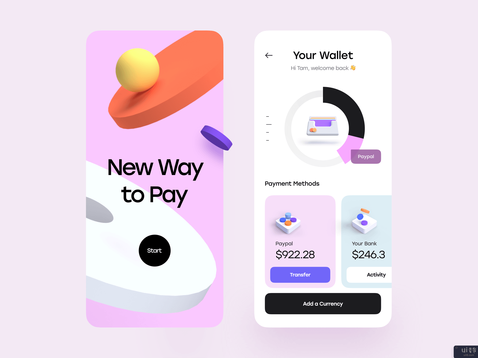 iPay - 移动应用程序概念(iPay - Mobile App Concept)插图2