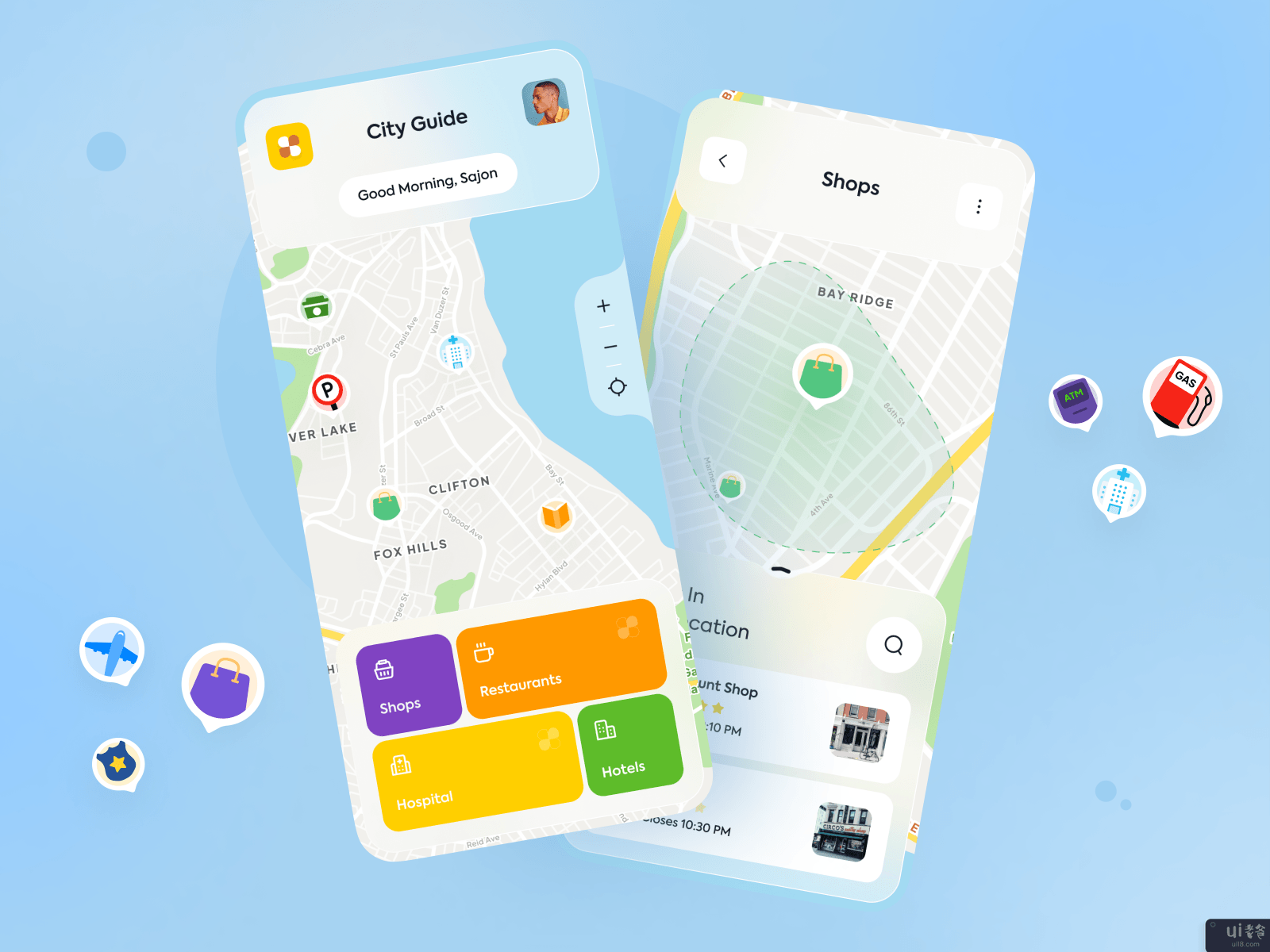 城市指南应用程序(City Guide App)插图