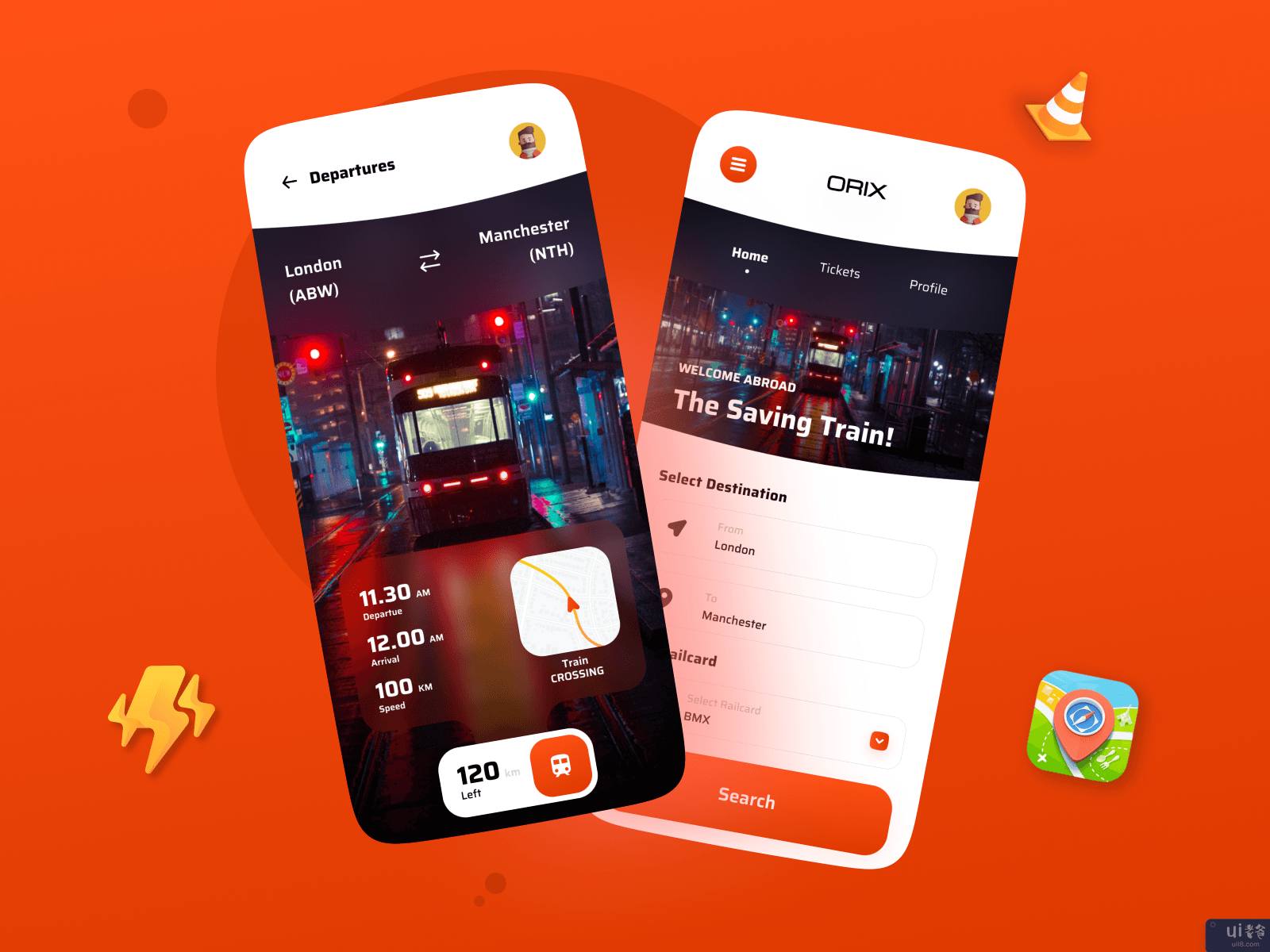 火车票应用程序(Train Ticket App)插图