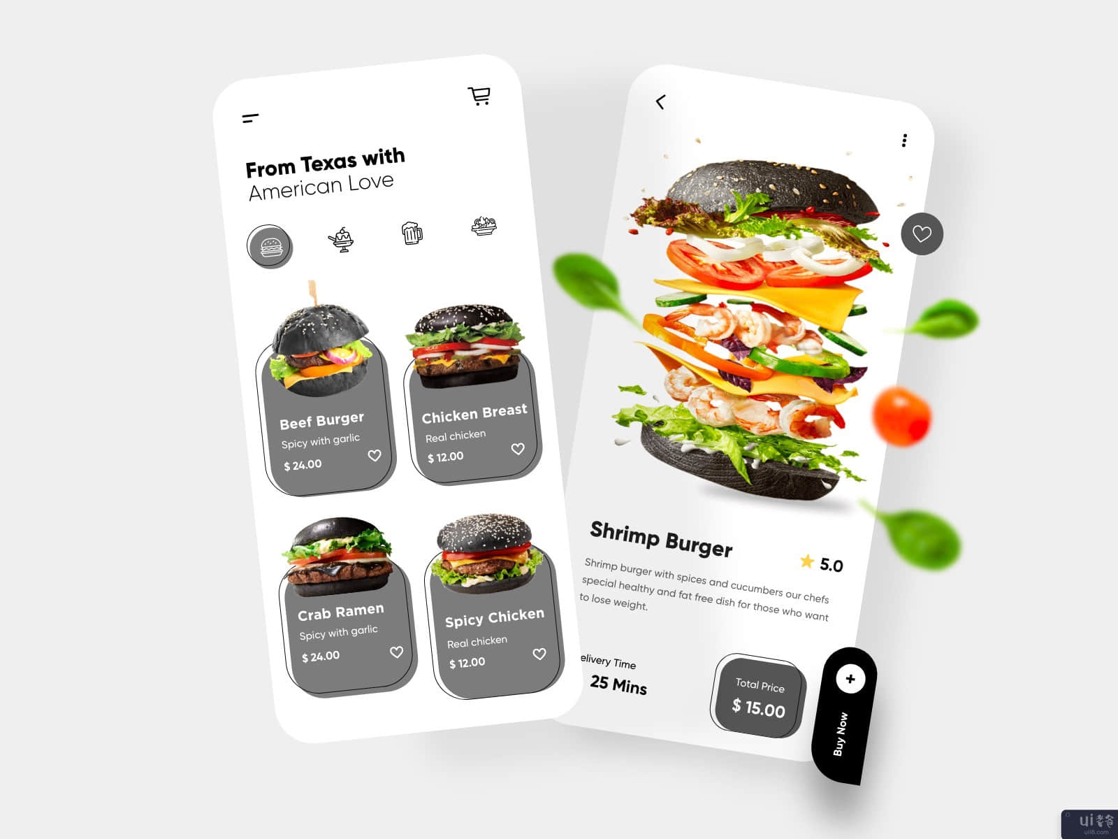 食品移动应用程序设计(Food Mobile App Design)插图