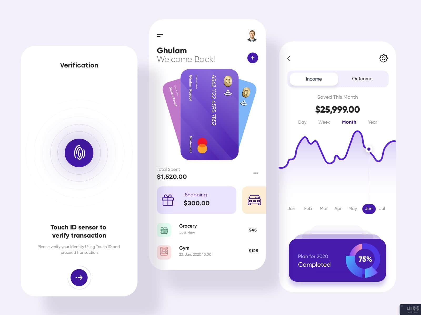 银行和金融移动应用程序(Banking and Finance Mobile App)插图
