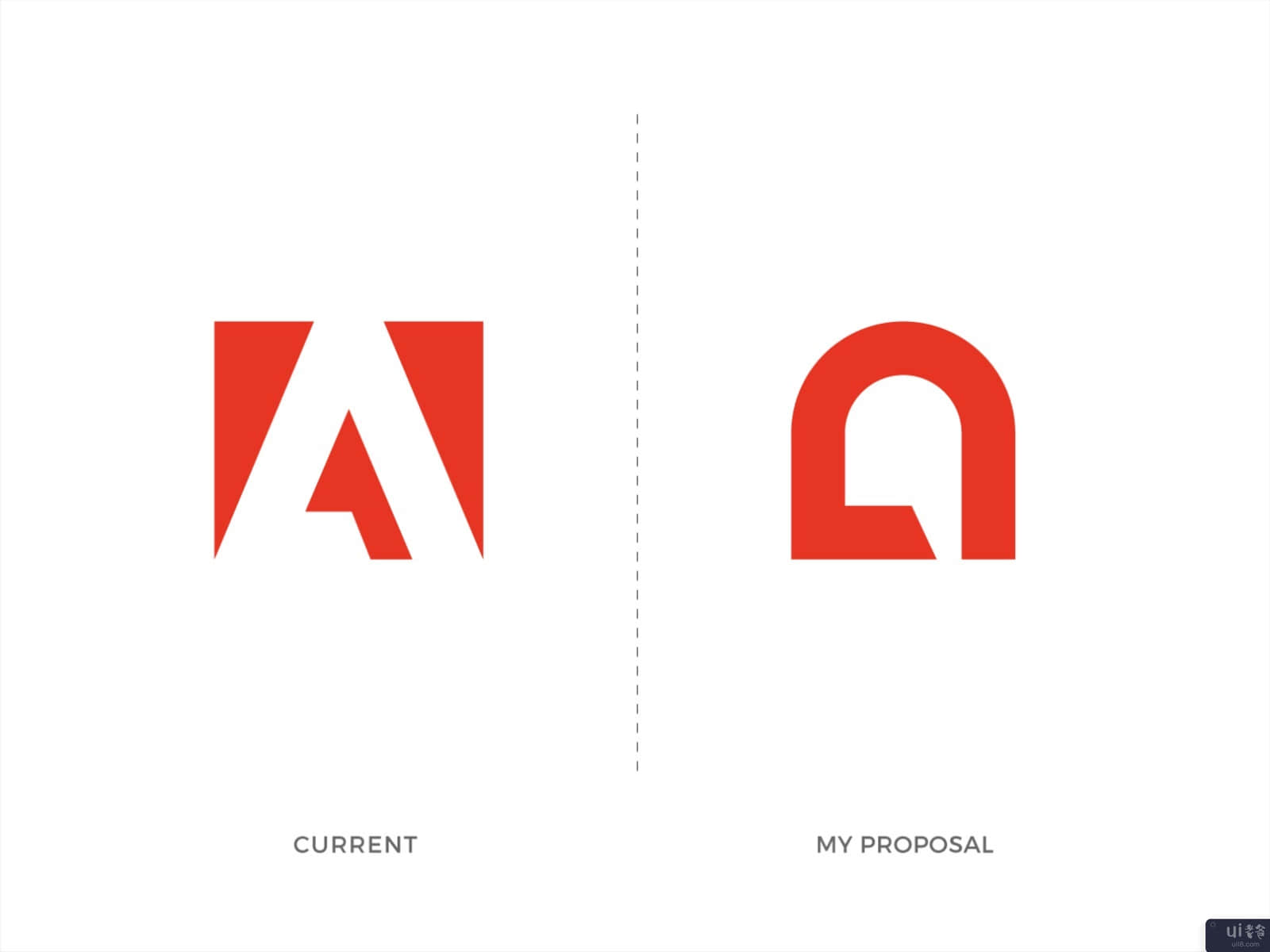 Adobe - 徽标重新设计概念。(Adobe - Logo Redesign Concept.)插图1