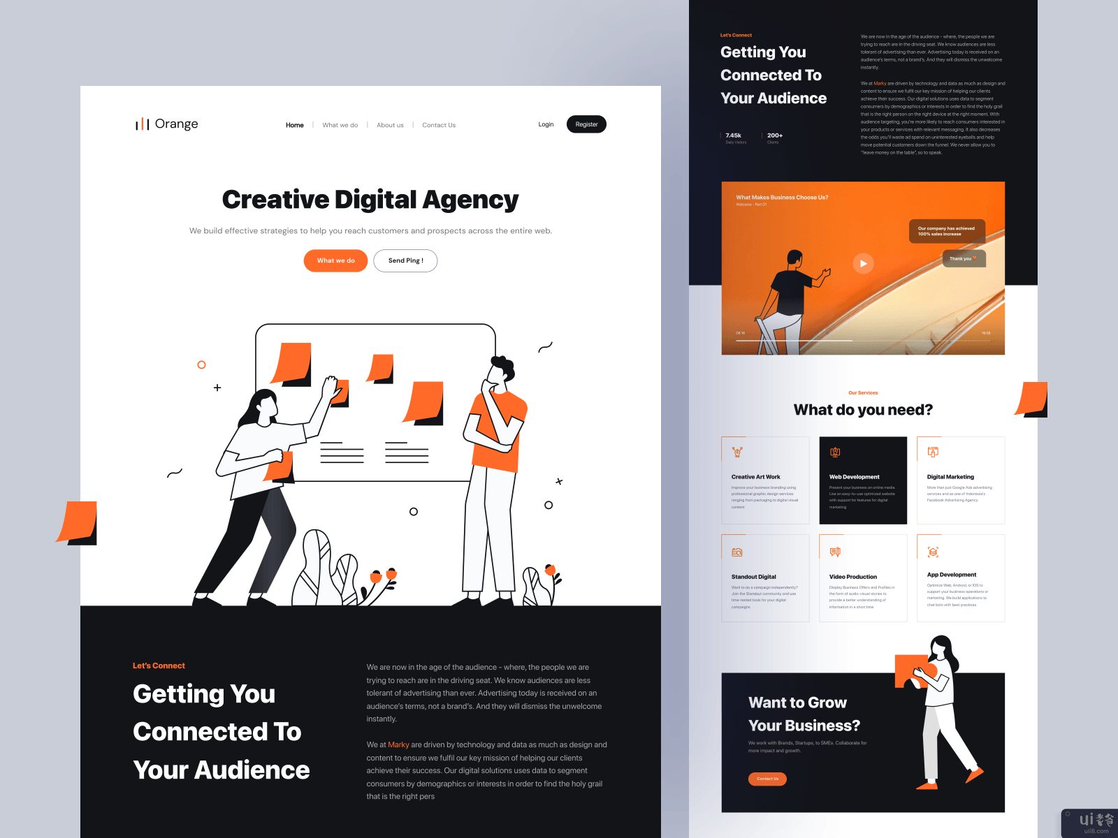 橙子 - 创意数字机构(Orange - Creative Digital Agency ?)插图