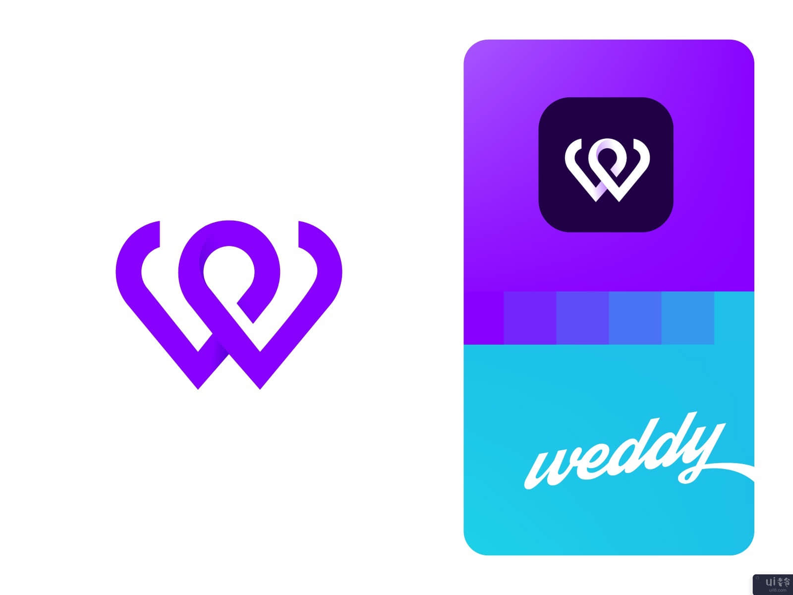 Weddy标志设计/活动管理公司(Weddy logo design / Event management company)插图