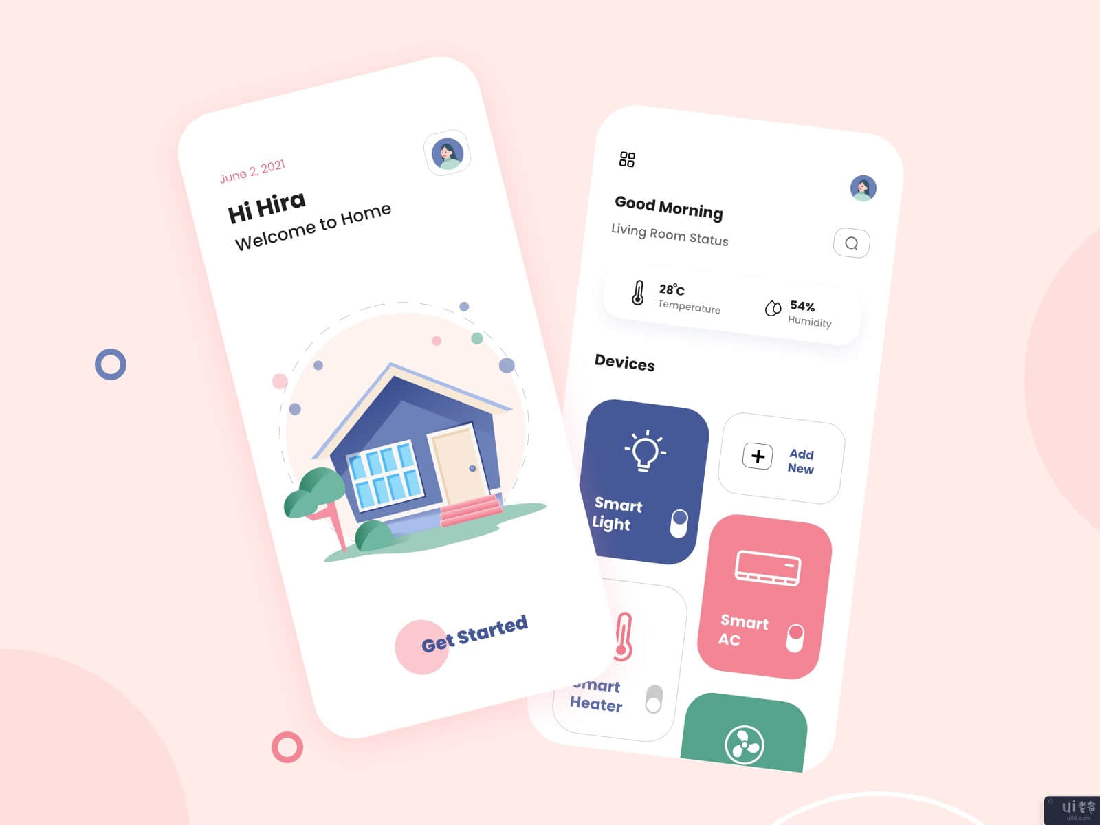 智能家居移动应用程序(Smart Home Mobile App)插图