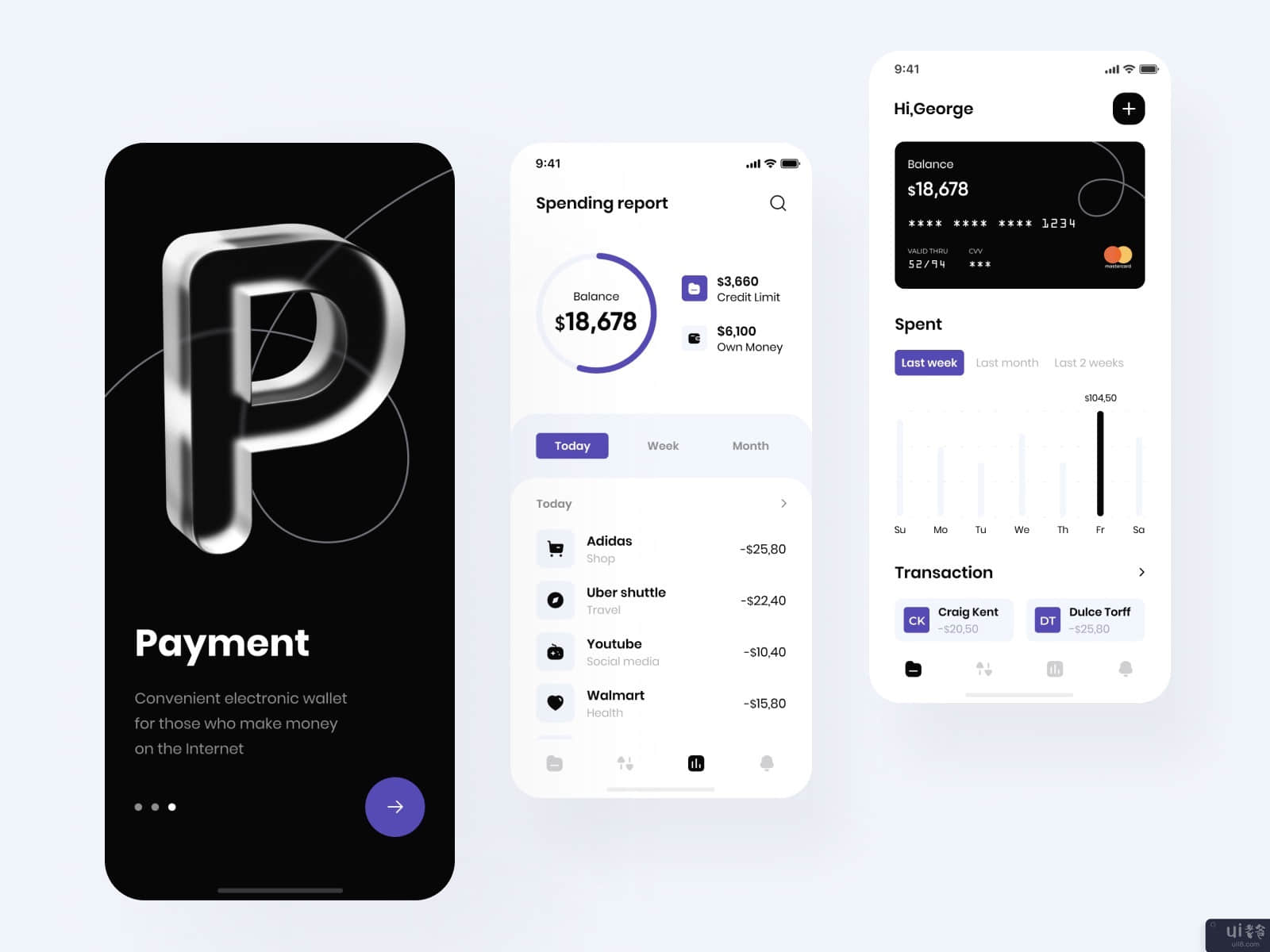 付款移动应用程序的设计(The Payment mobile app design)插图