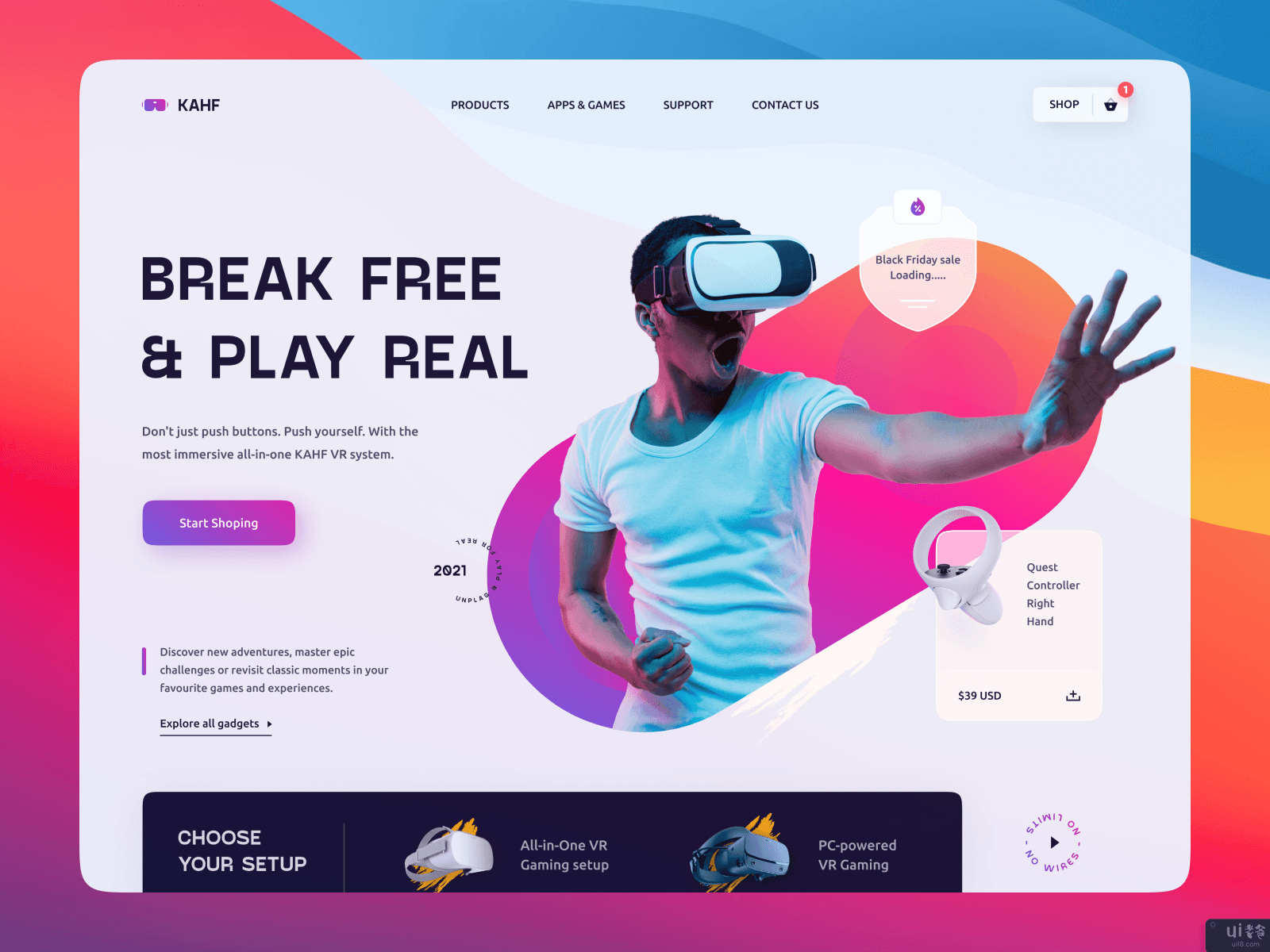 VR网站设计(VR Website Design)插图1