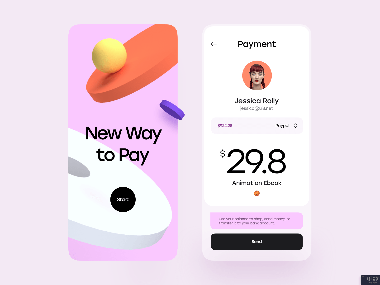 iPay - 移动应用程序概念(iPay - Mobile App Concept)插图3
