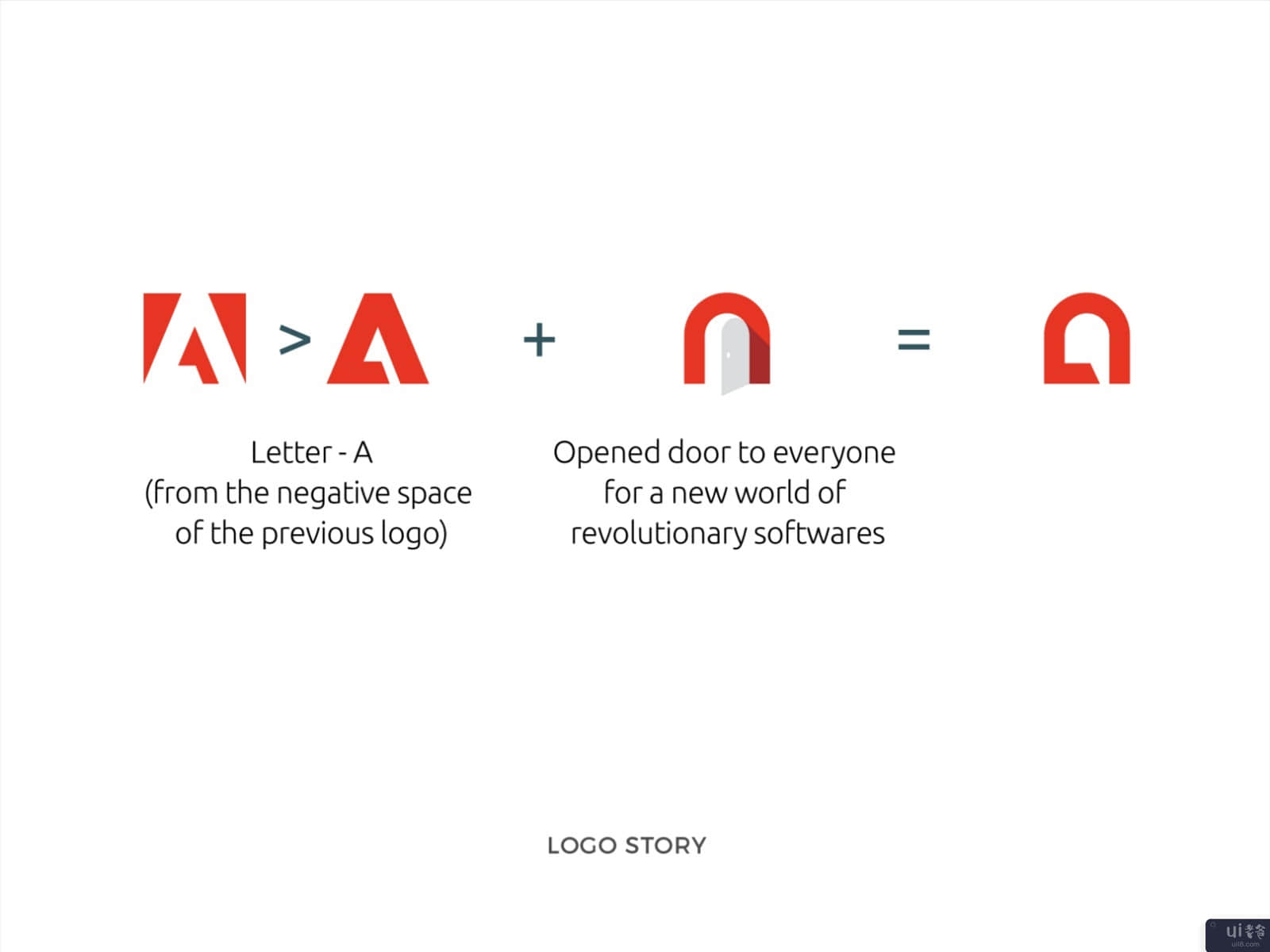 Adobe - 徽标重新设计概念。(Adobe - Logo Redesign Concept.)插图2