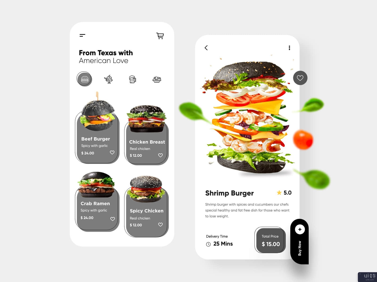 食品移动应用程序设计(Food Mobile App Design)插图1