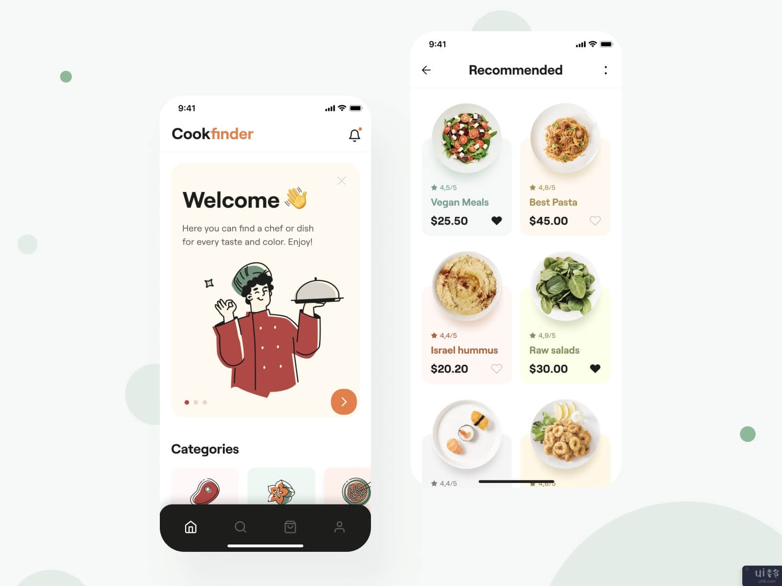 烹调者应用程序的互动(The cookfinder app interaction)插图