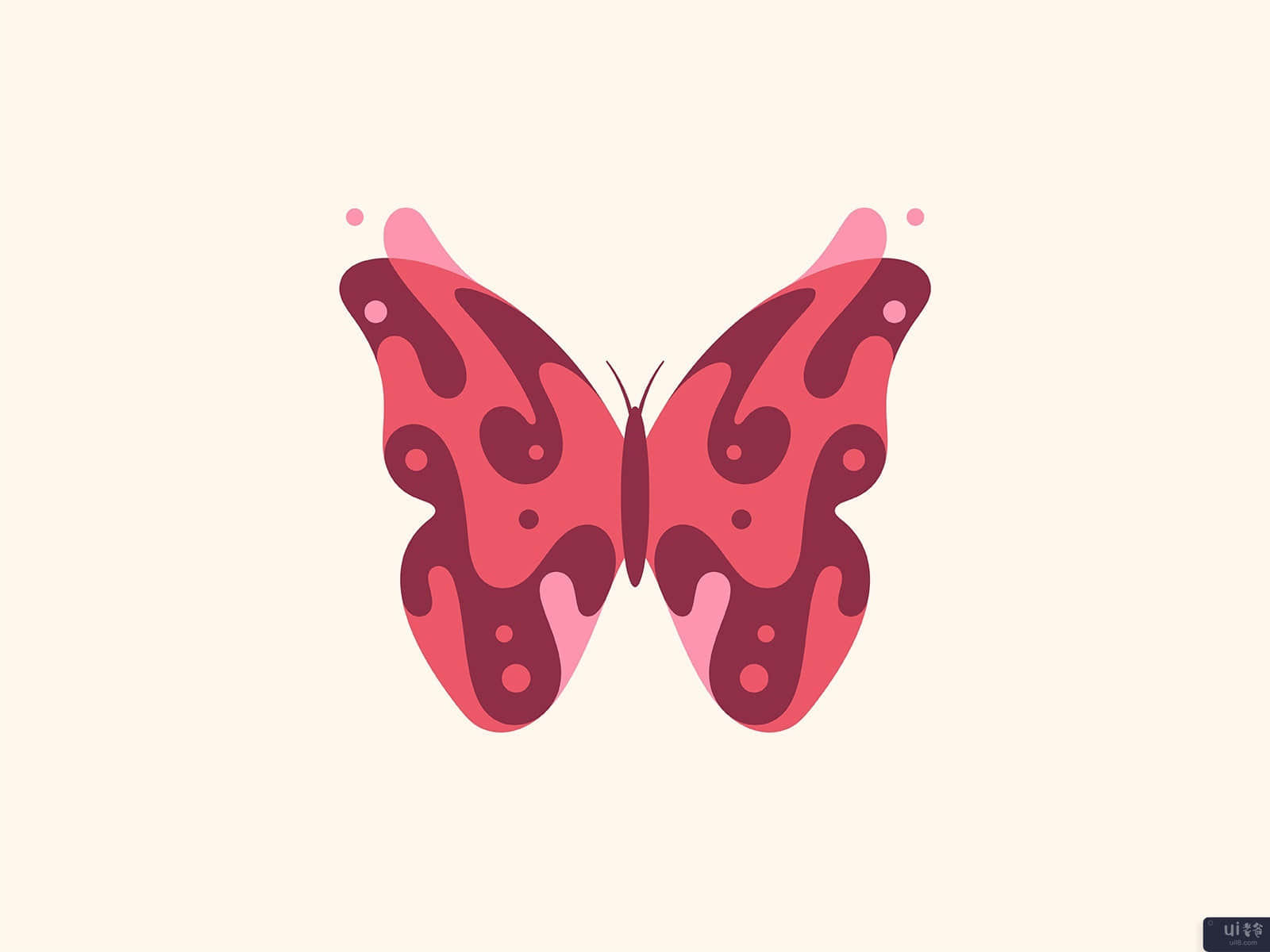 蝴蝶标志(Butterfly Logo)插图