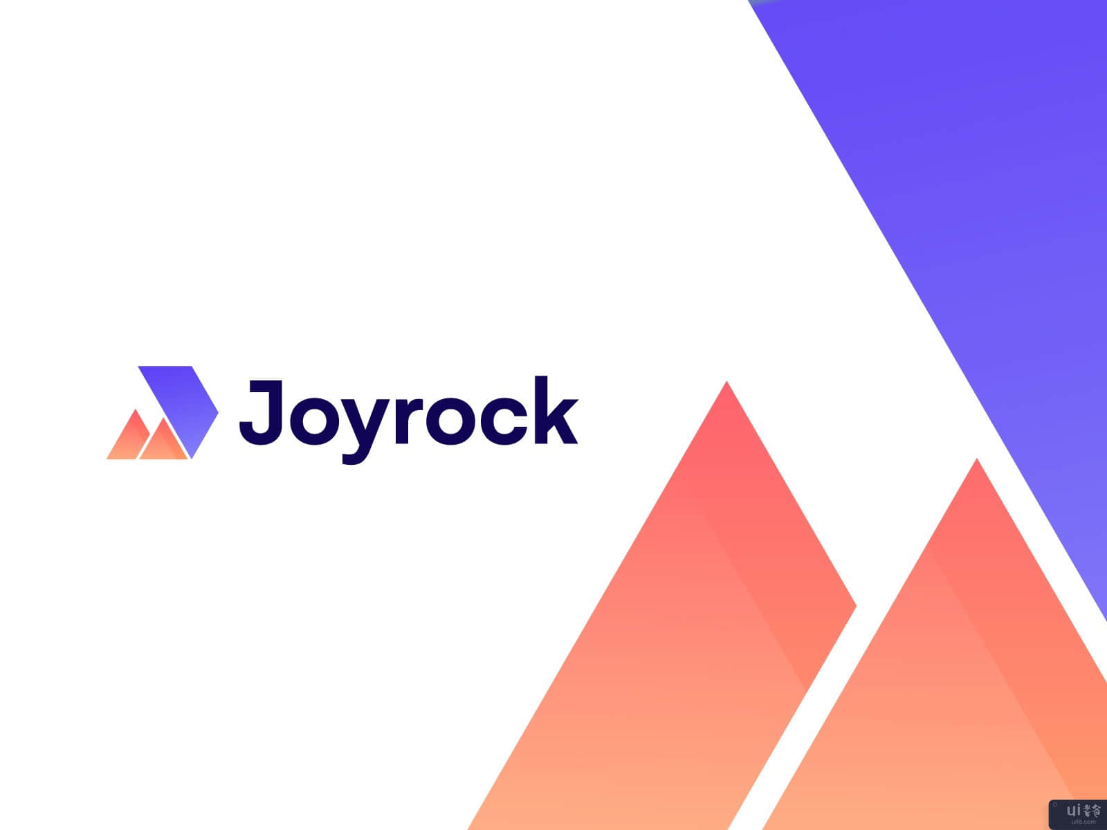 Joyrock标志设计,最小的标志(Joyrock logo design, minimal logo)插图