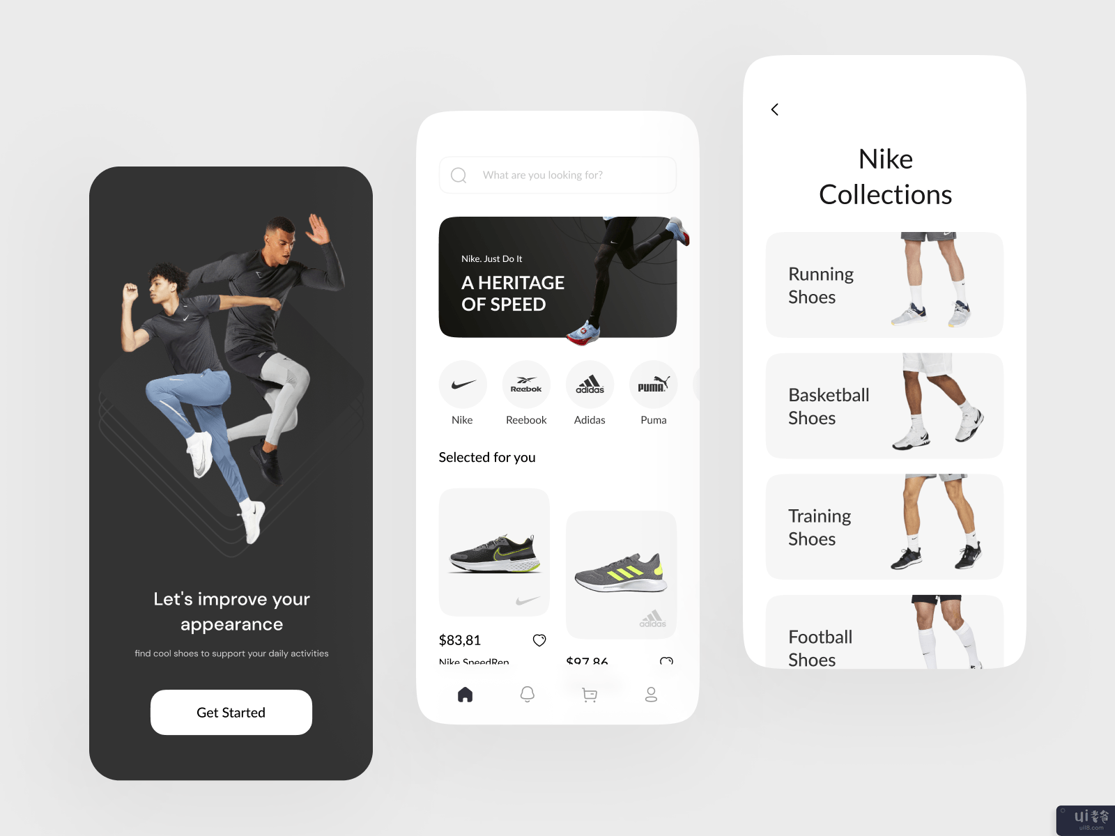 鞋类网上商店 - 移动应用(Shoes Online Shop - Mobile Apps ?)插图