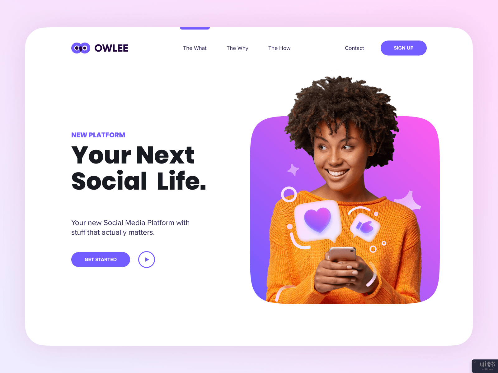 欧莱雅社会媒体概念(OWLEE Social Media Concept)插图