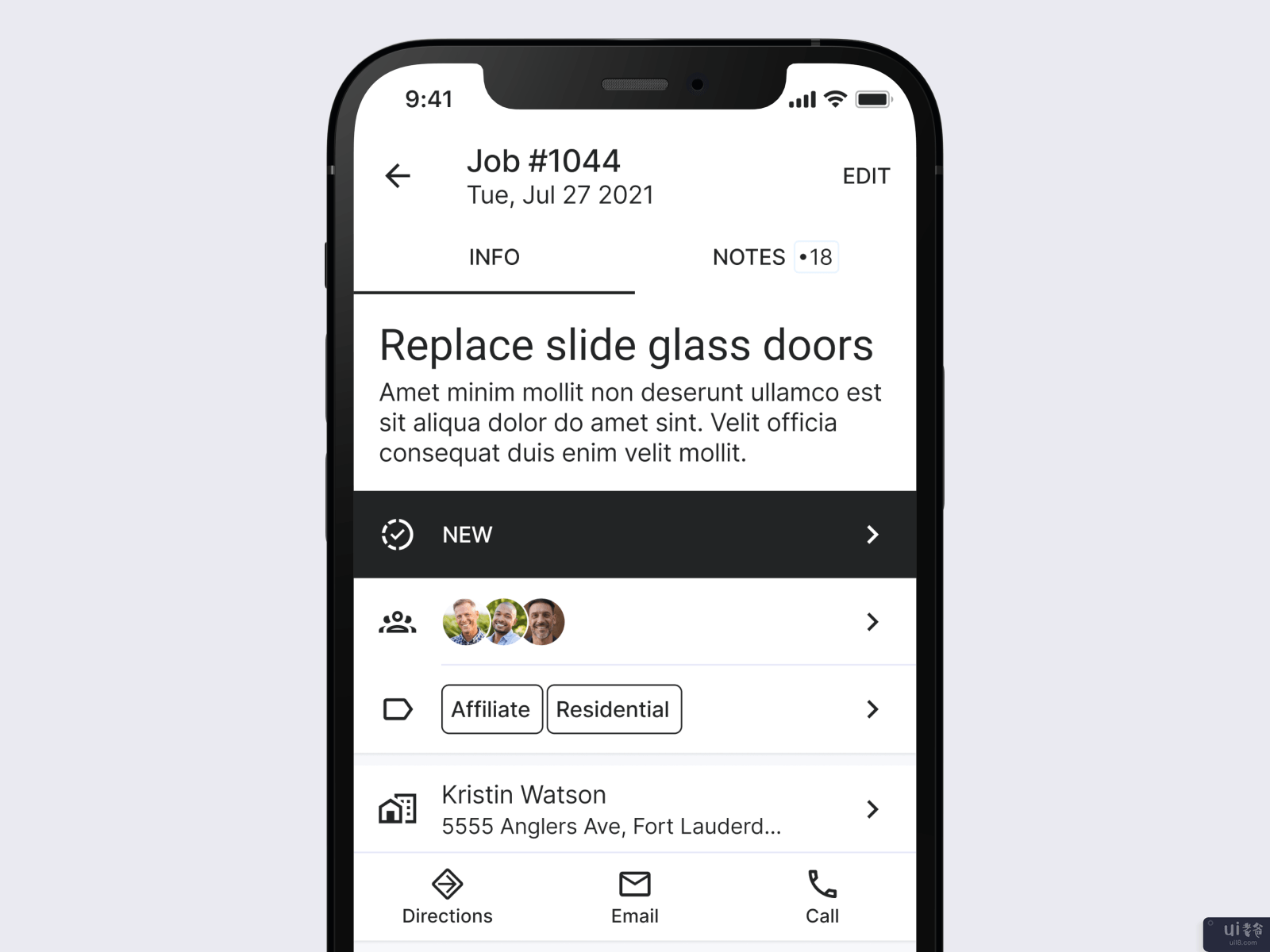工作概况屏幕(Job profile screen)插图
