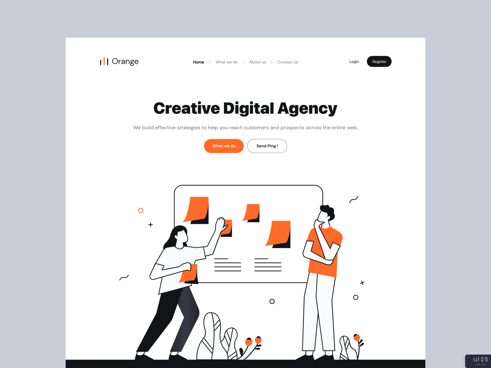 橙子 - 创意数字机构(Orange - Creative Digital Agency ?)插图1