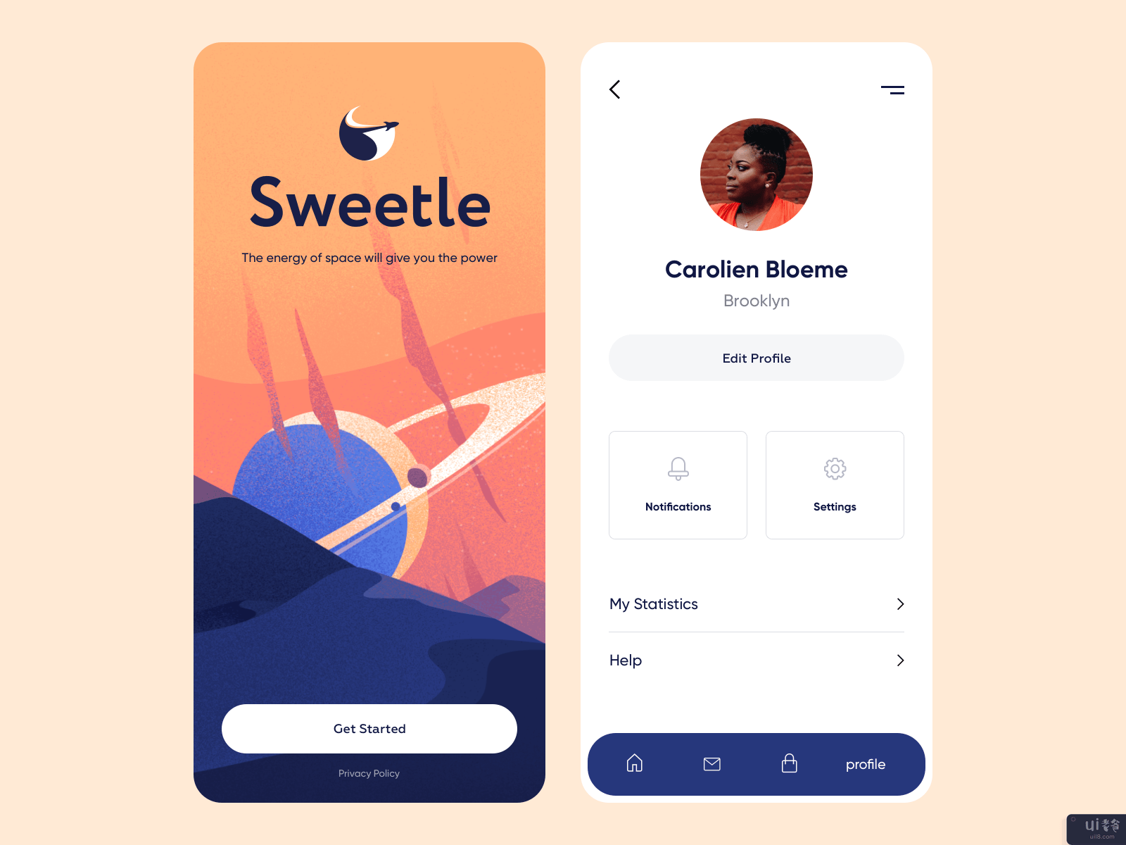移动应用程序 - Sweetle(Mobile App - Sweetle)插图