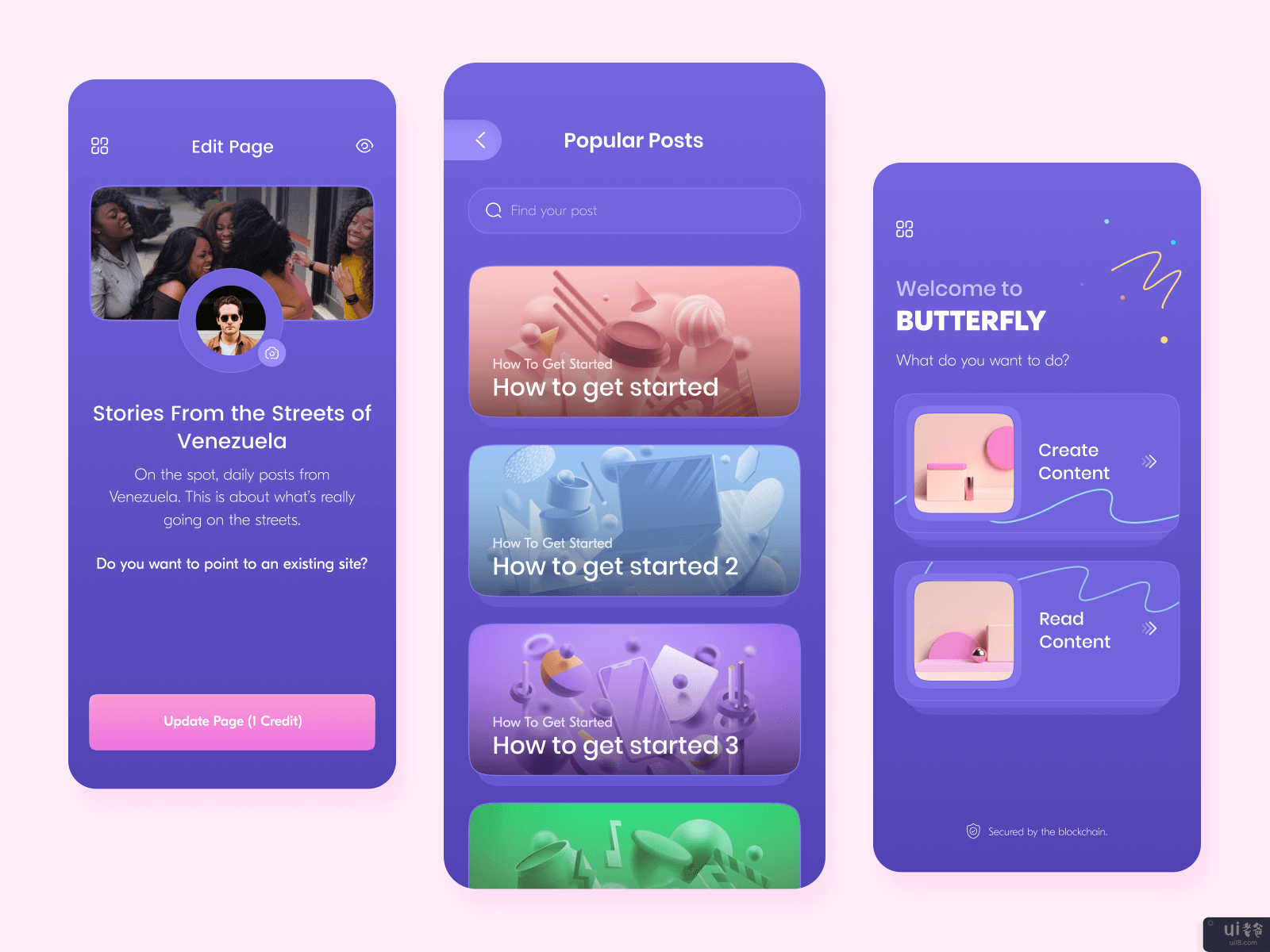 蝴蝶 // 移动应用程序(Butterfly // Mobile App)插图1