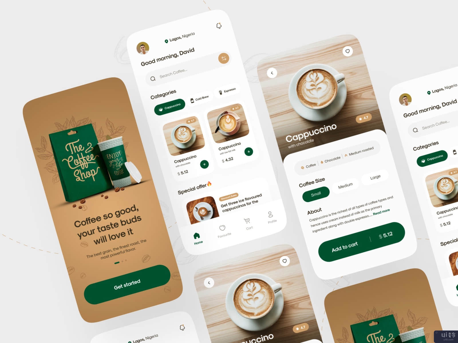 咖啡店移动应用程序 ☕(Coffee Shop Mobile App ☕)插图2