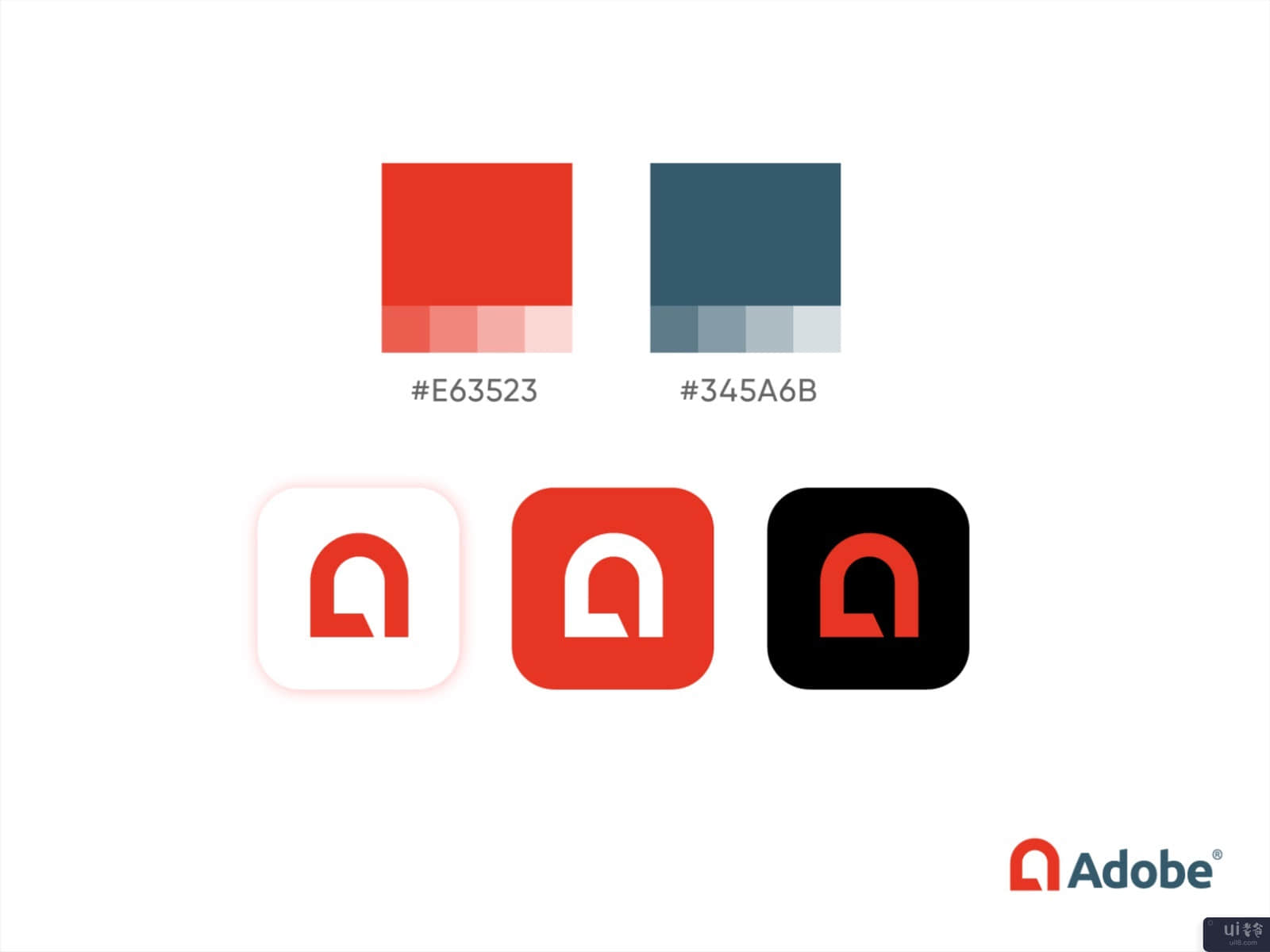 Adobe - 徽标重新设计概念。(Adobe - Logo Redesign Concept.)插图6
