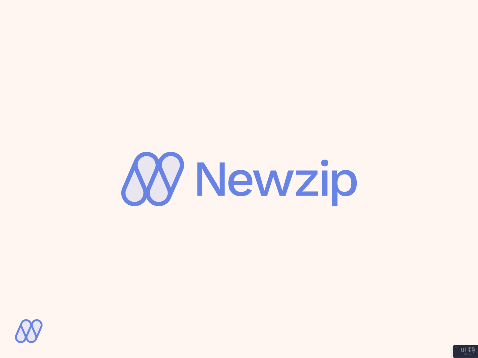 Newzip标志(Newzip Logo)插图