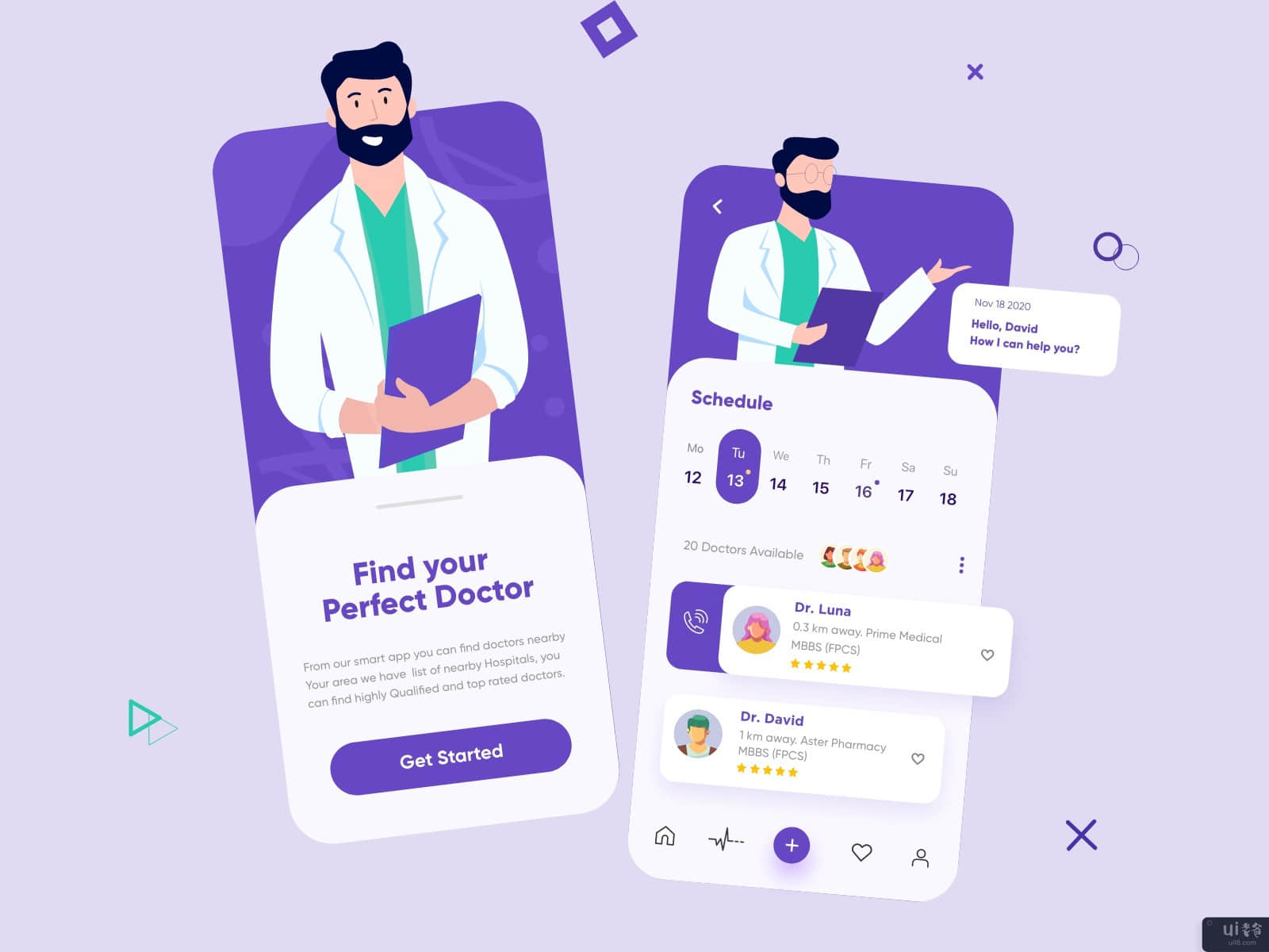 医生移动应用程序(Doctor Mobile App)插图