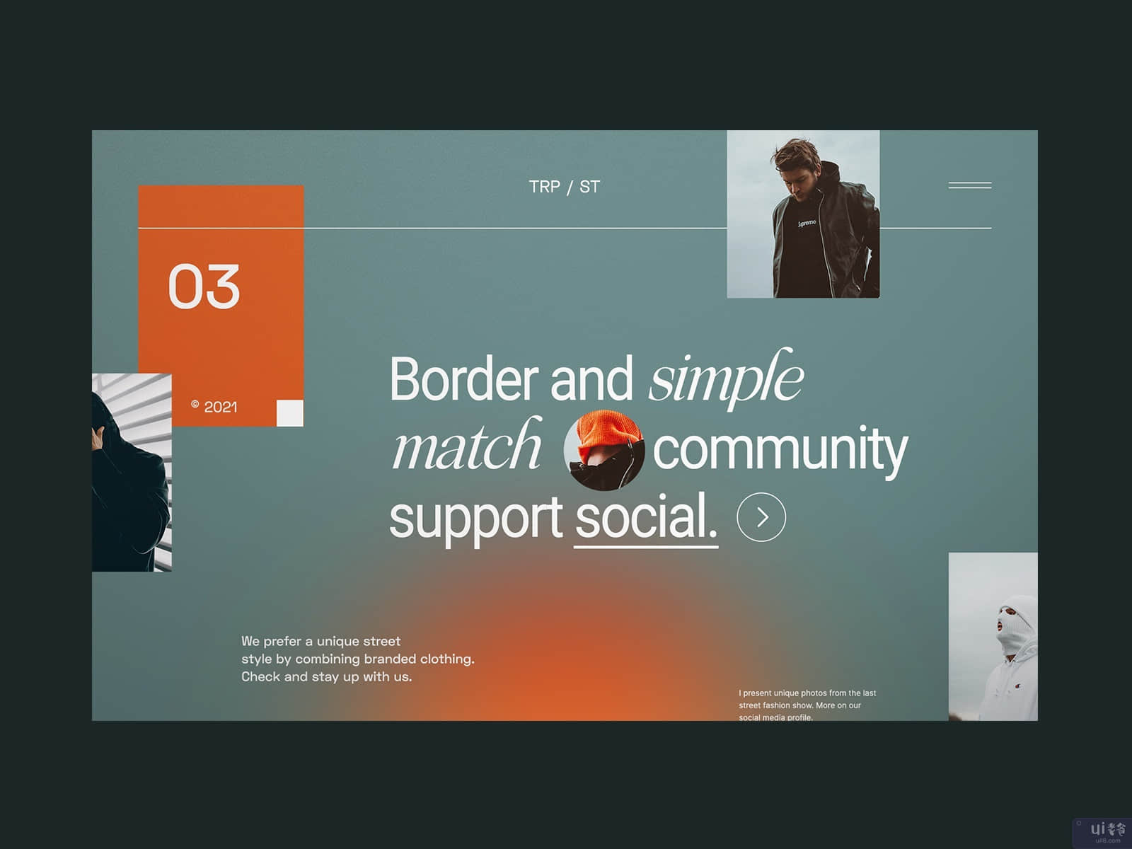 简单边界 - 网站概念时尚(Border Simple - Website Concept Fashion)插图
