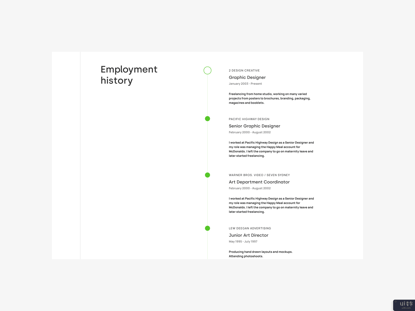 Upwork - 新设计。简介页(Upwork — new design. Profile page)插图4