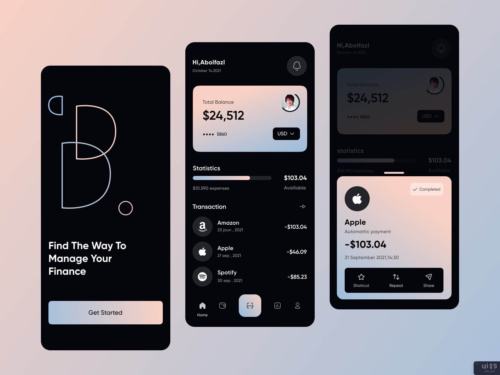 金融：移动应用(finance: mobile app)插图