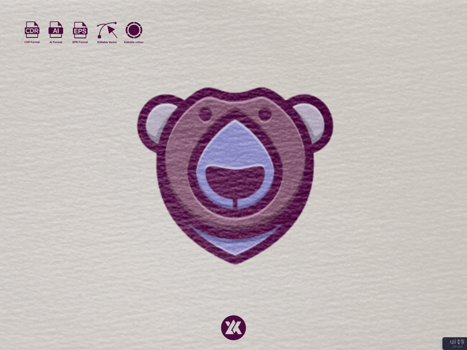 熊的标志设计(BEAR LOGO DESIGN)插图