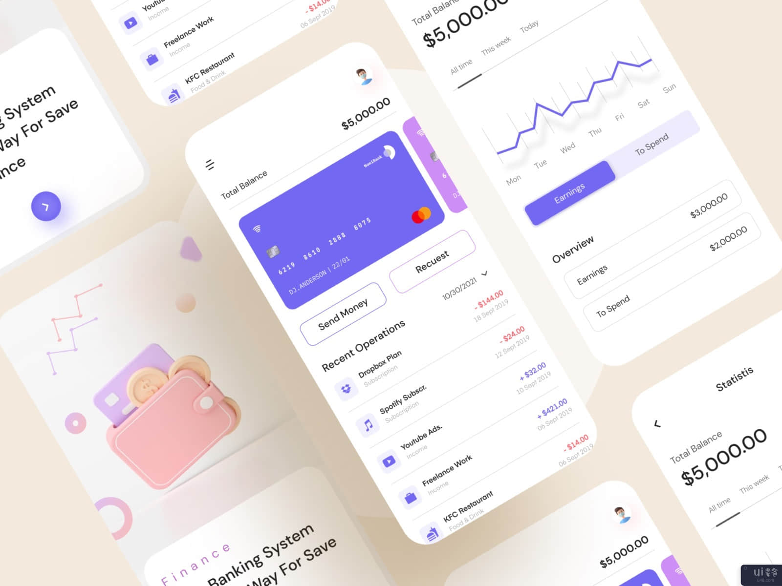 金融移动应用程序设计(Financial Mobile App Design)插图