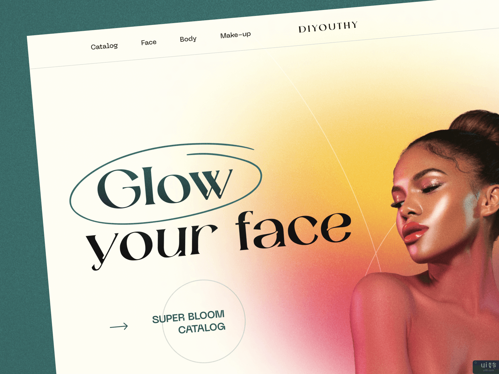 化妆品店网站设计(Cosmetics store website design)插图5