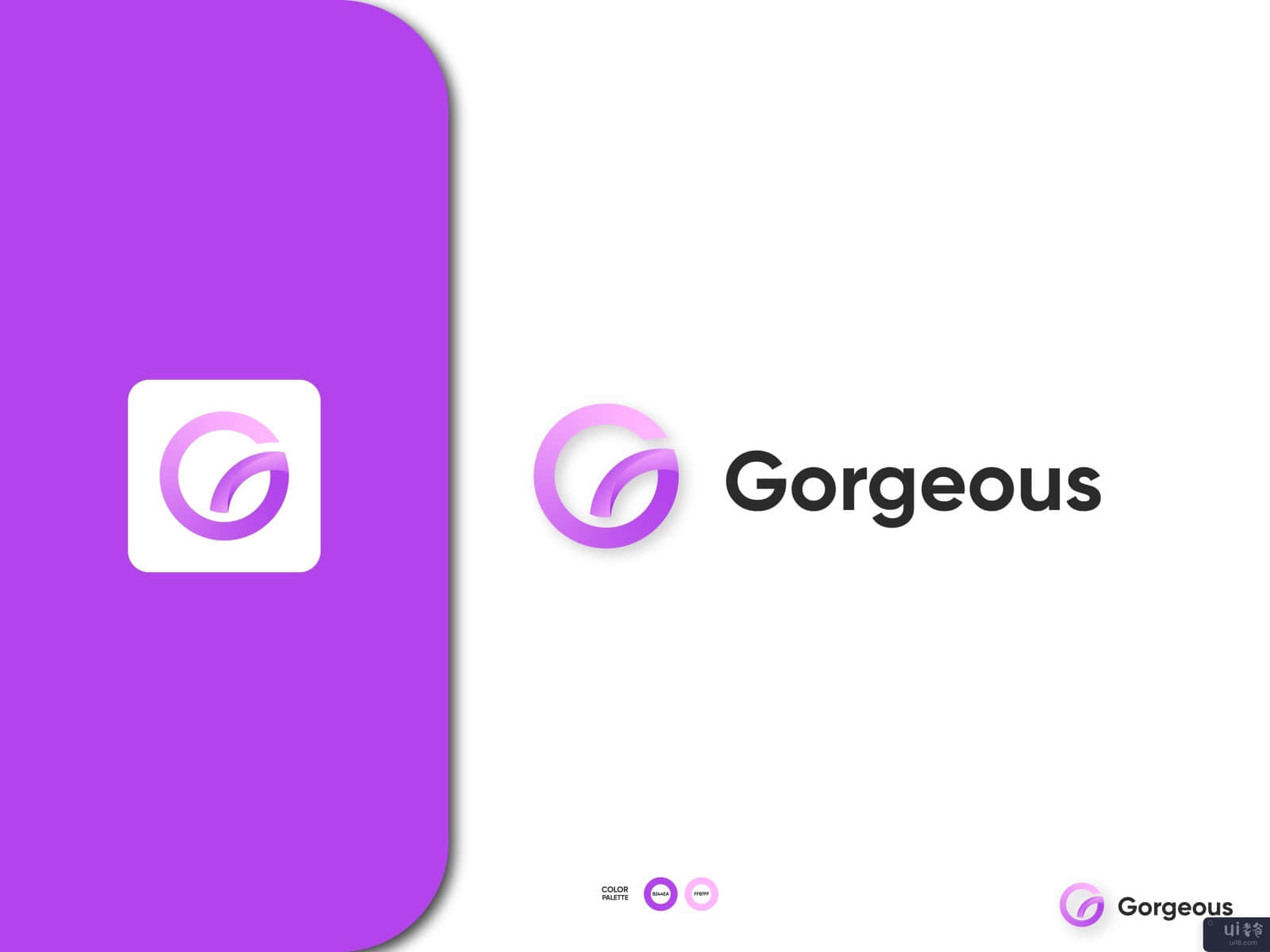 华丽的标志(Logo For Gorgeous)插图