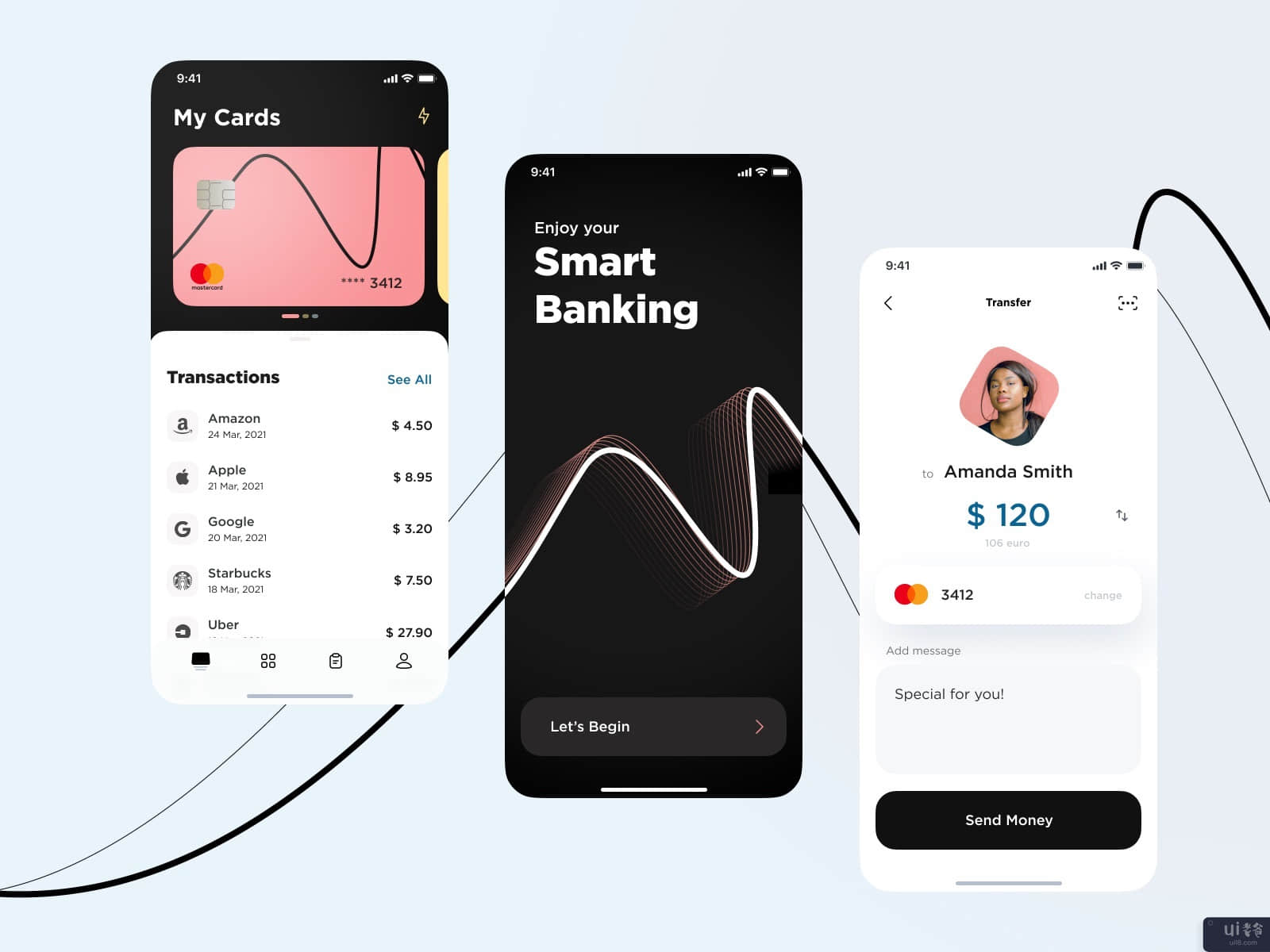 智能银行应用程序(Smart Banking App)插图