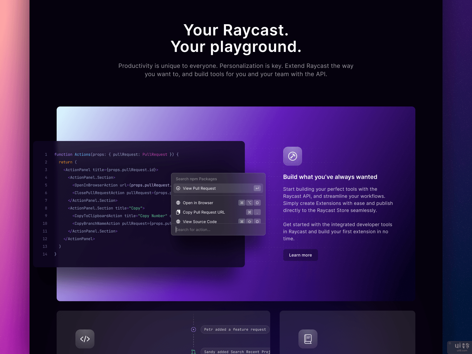 ✨ 新Raycast网站!(✨ New Raycast website!)插图4