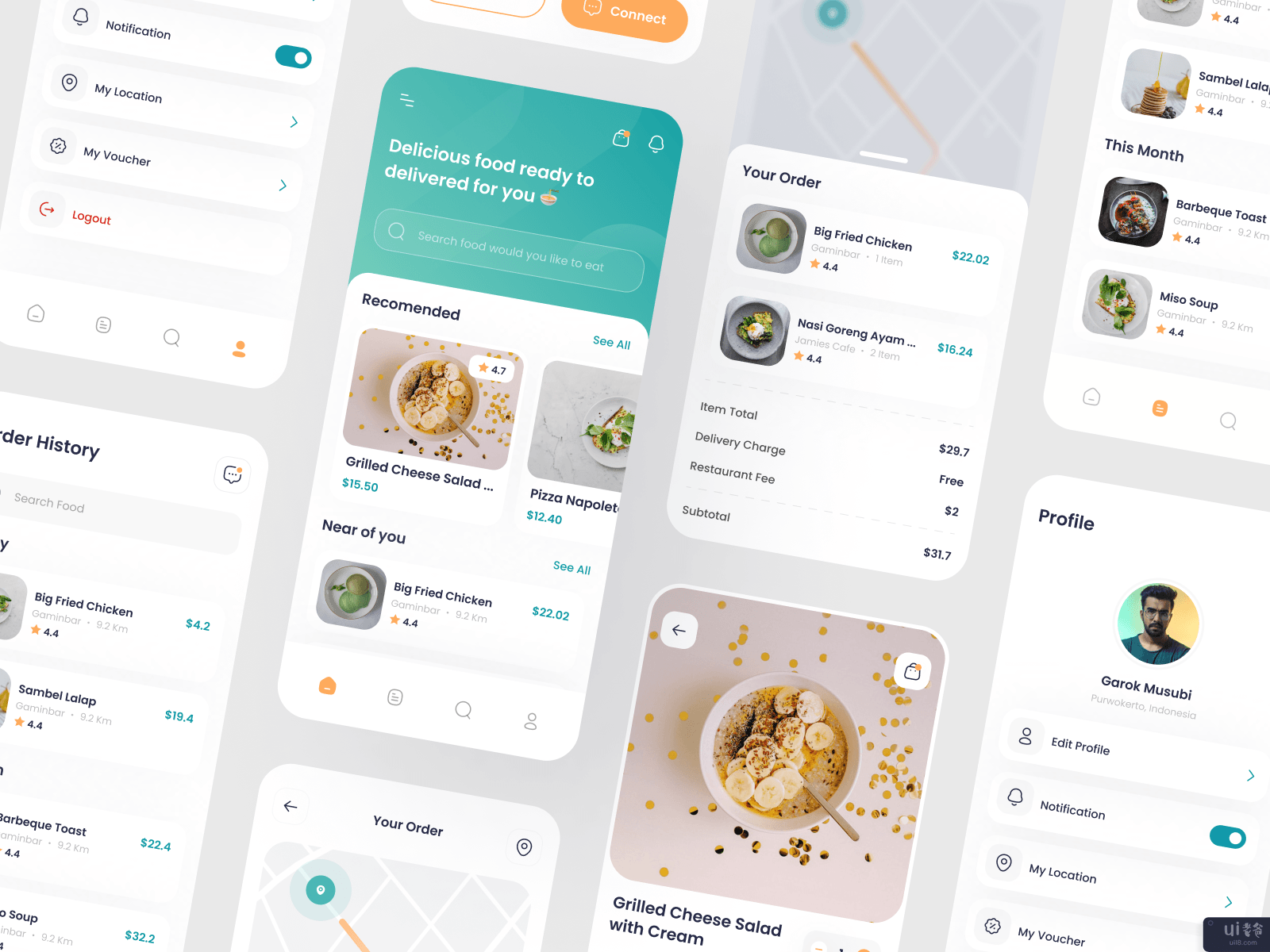 Foodie--食品配送应用(Foodie - Food Delivery App)插图