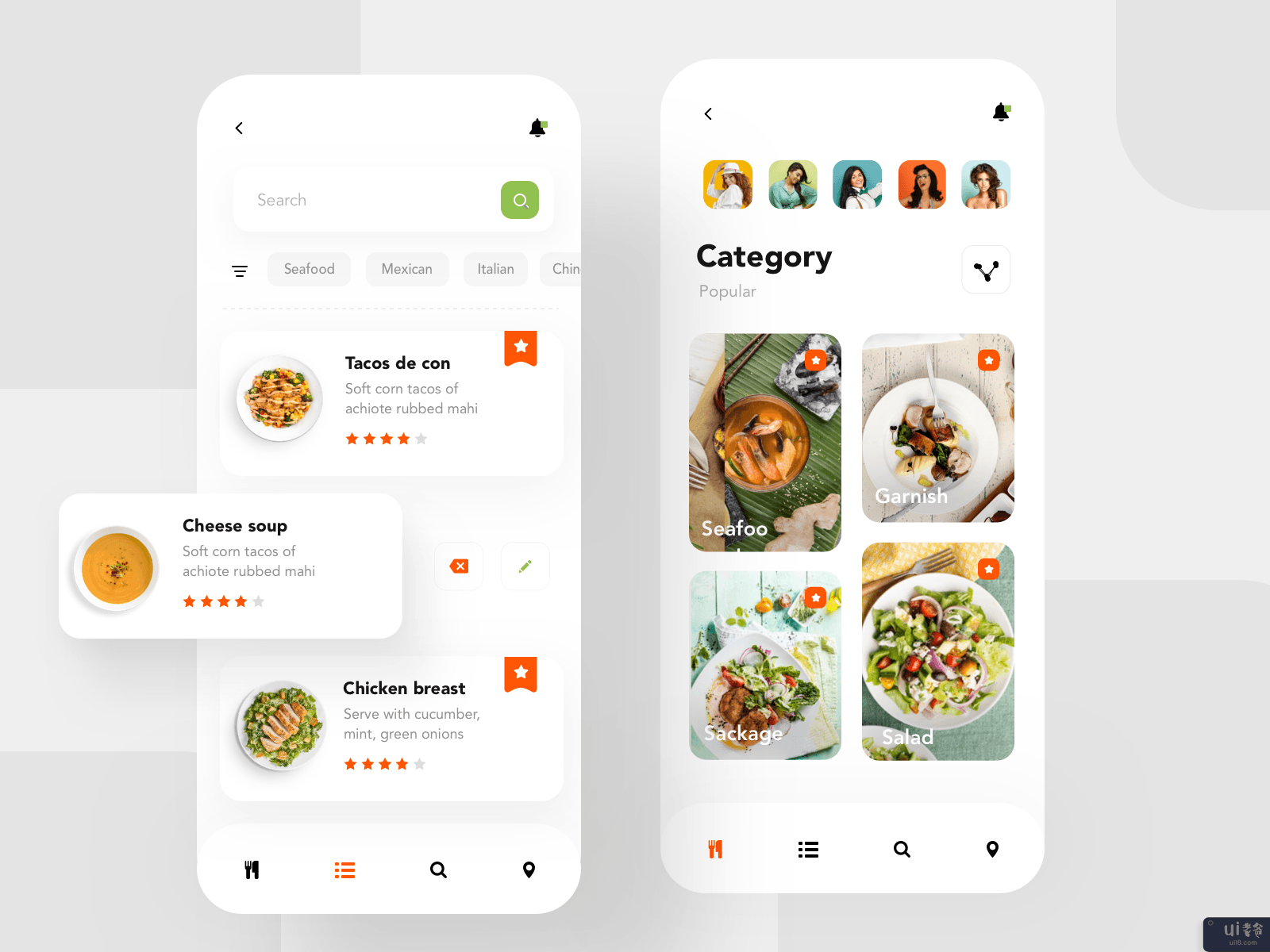 卡路里食物追踪应用程序(Calorie food tracking app)插图3