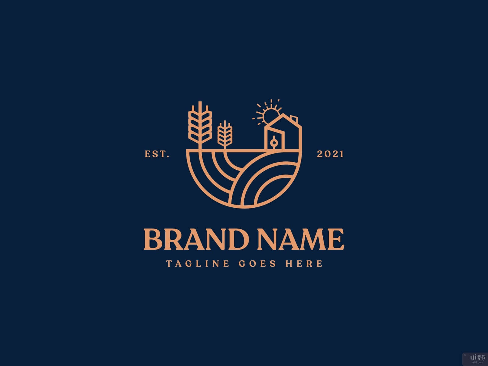 养殖业标志(Farming logo)插图